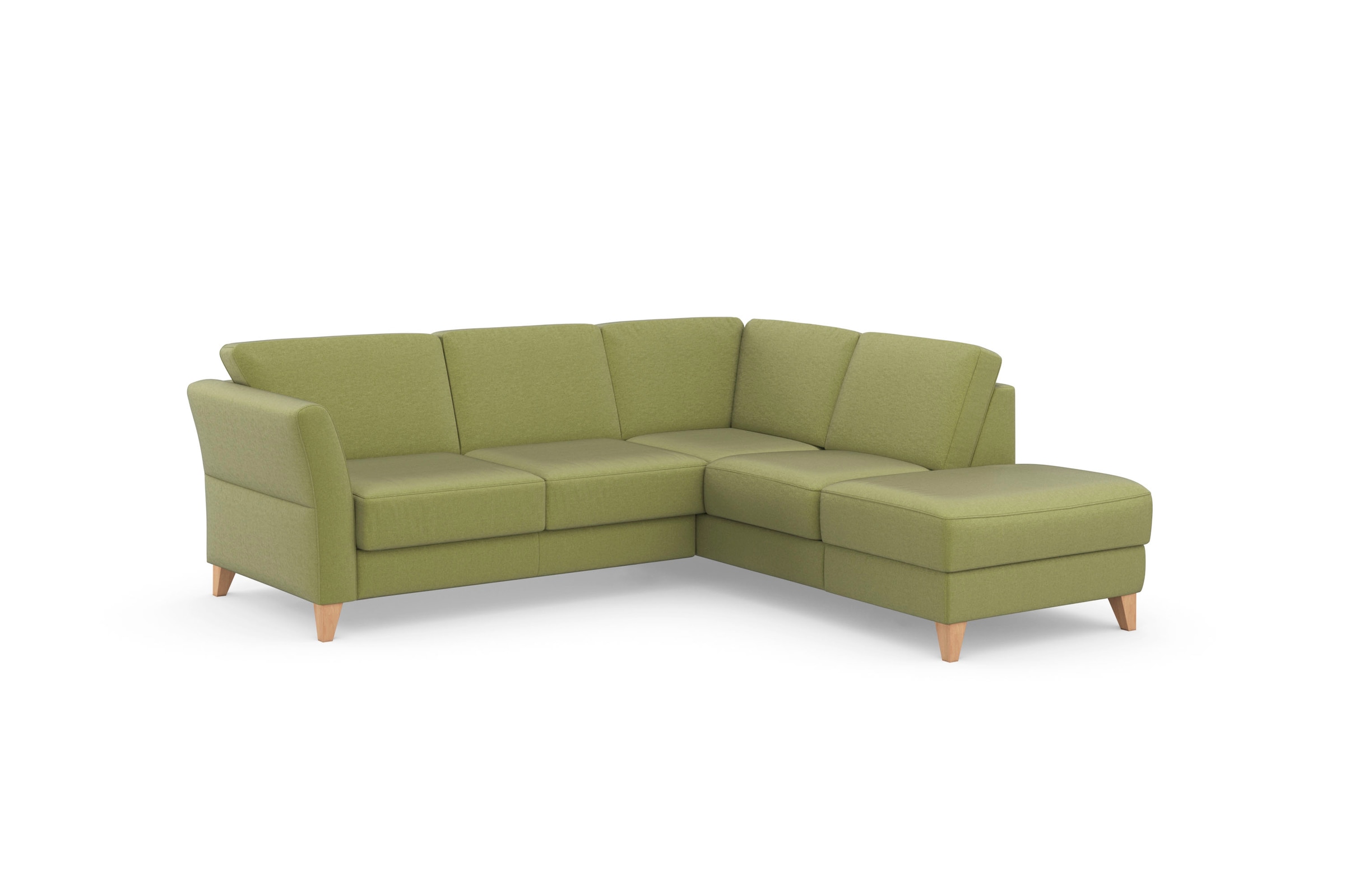 sit&more Ecksofa »Visby L-Form«, Wahlweise mit Bettfunktion und Stauraum, frei im Raum stellbar