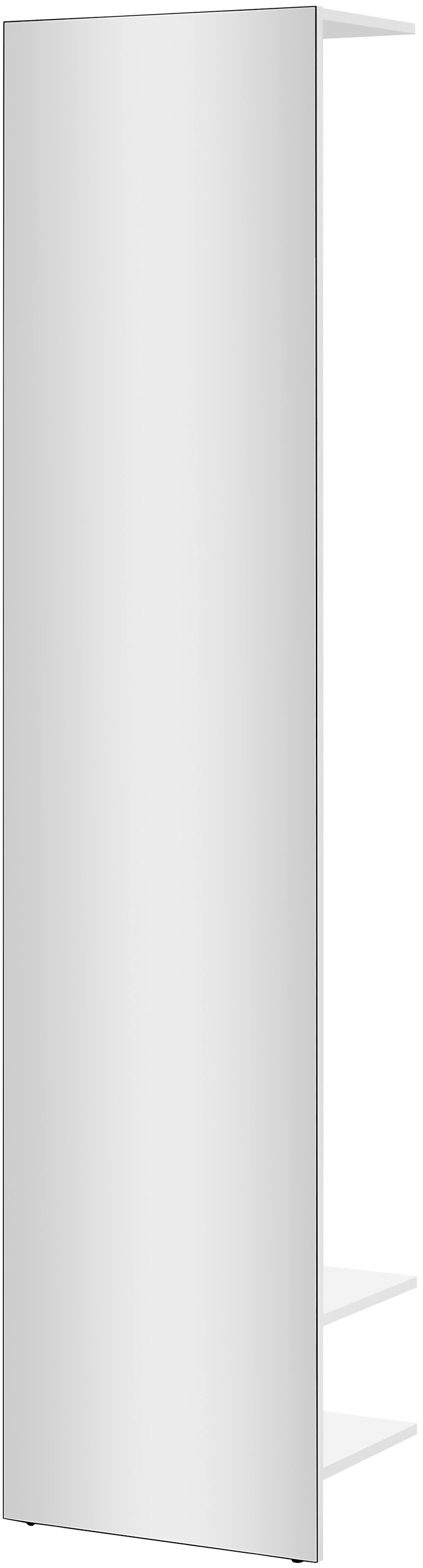 Home affaire Garderobenschrank "GiRON/CiTY, Schrank mit Spiegelfront, moderner Kleiderschrank" mit Kleiderstange, modernes Design, beidseitig geöffnet, 50 cm breit