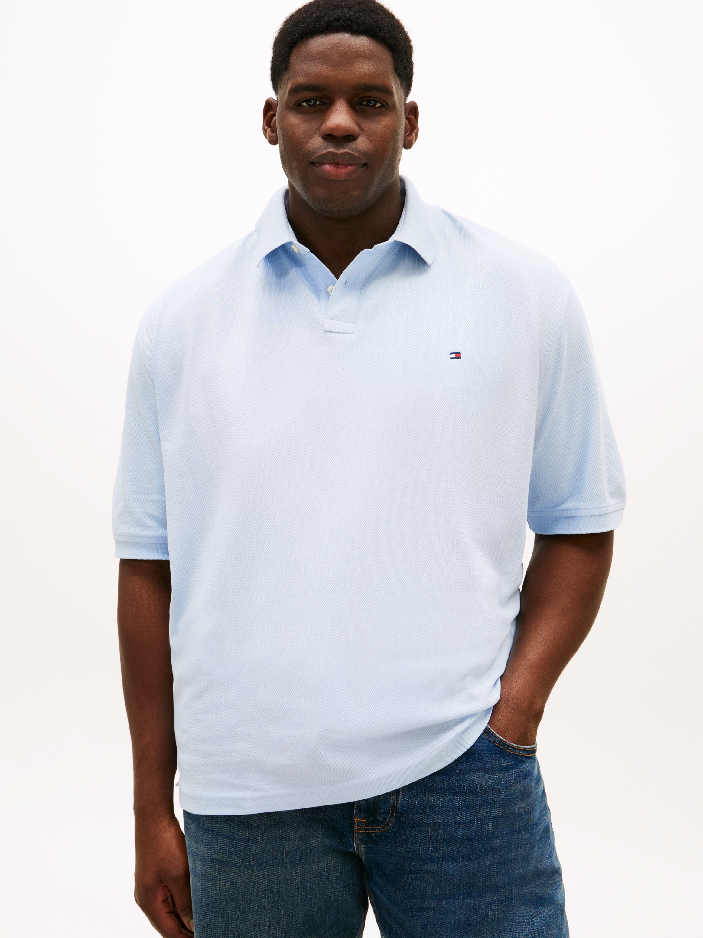 Tommy Hilfiger Big & Tall Polo »Plus 1985« Grosse Grössen, Pique, regular fit