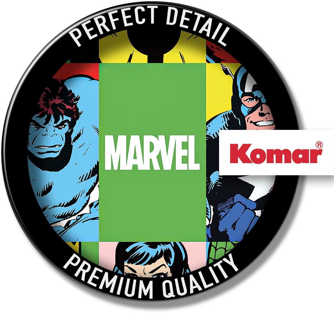 Komar Vliestapete »Digitaldruck Vlies - Marvel PowerUp Team - Grösse 150 x 250 cm«, bedruckt, Kinderzimmer