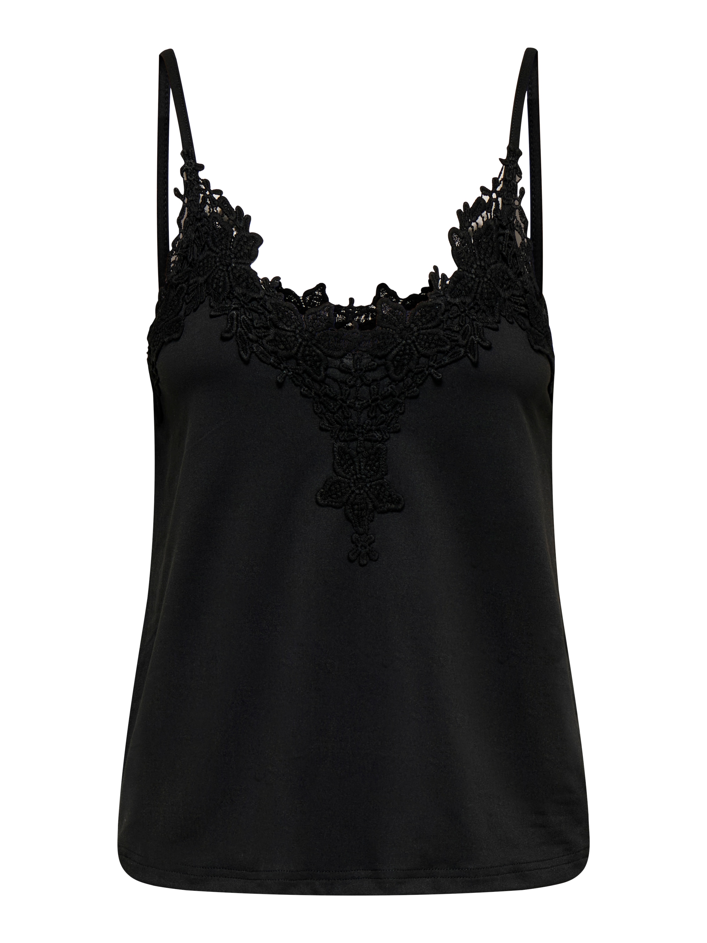 ONLY Top en dentelle »ONLBETINA S/L V-NECK LACE TOP CS JRS« fibre synthétique, coupe régulière