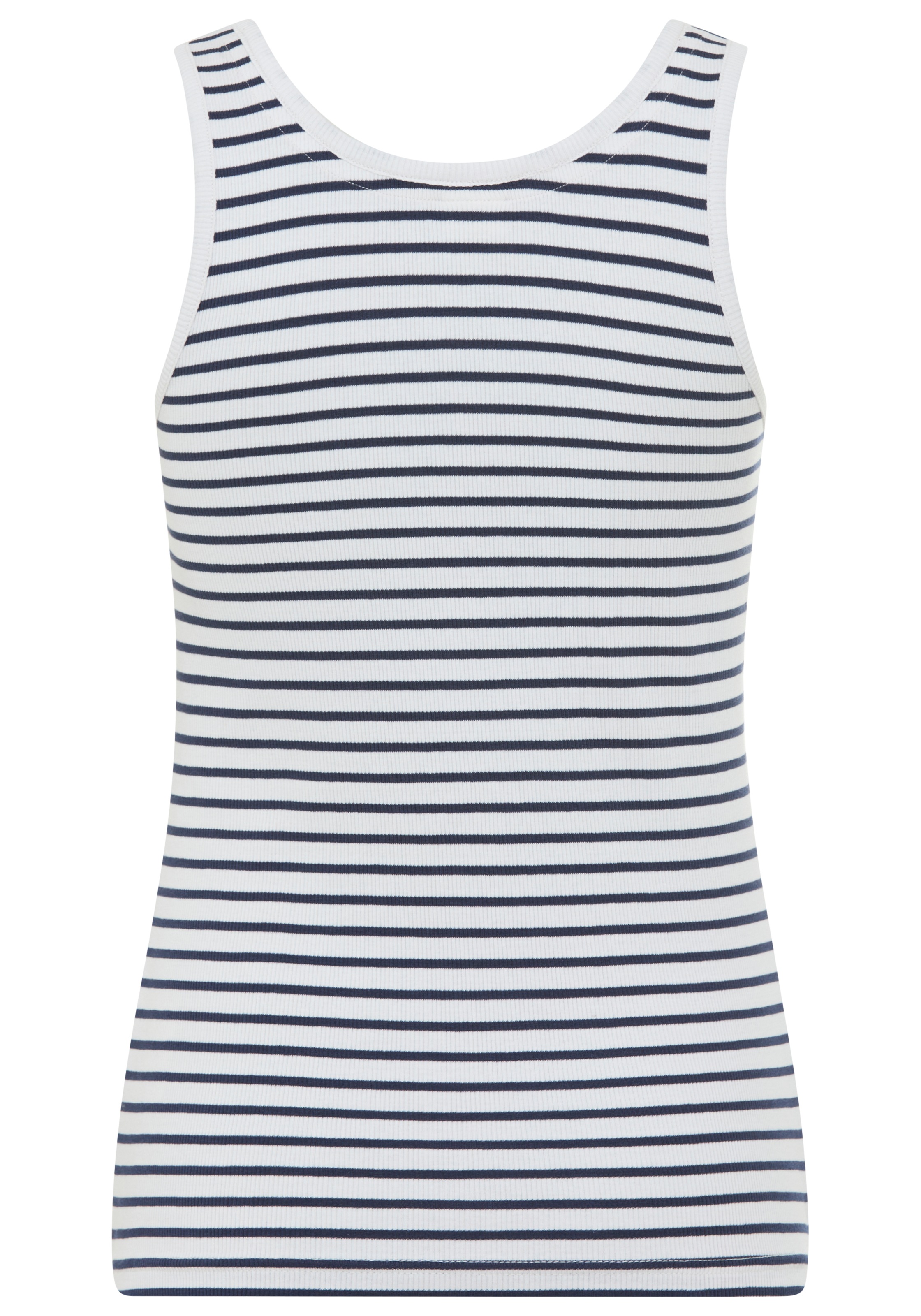 KangaROOS Trägertop hüftlang, figurbetonte Passform, aus Baumwolle und Elasthan