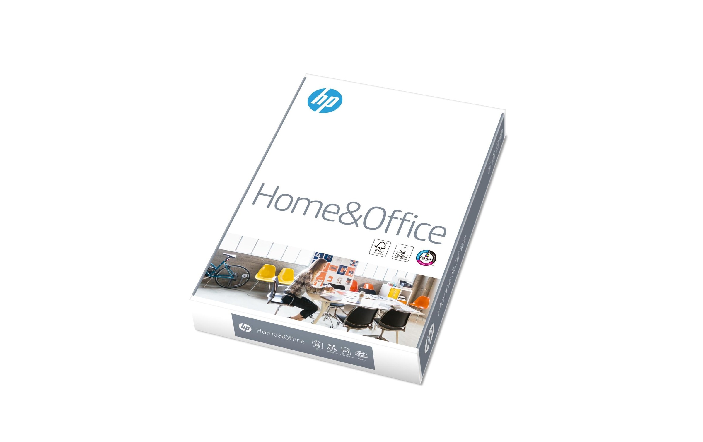 HP Druckerpapier »Home & Office (CHP150) A4 Weiss 2500 Blatt«, DIN-A4