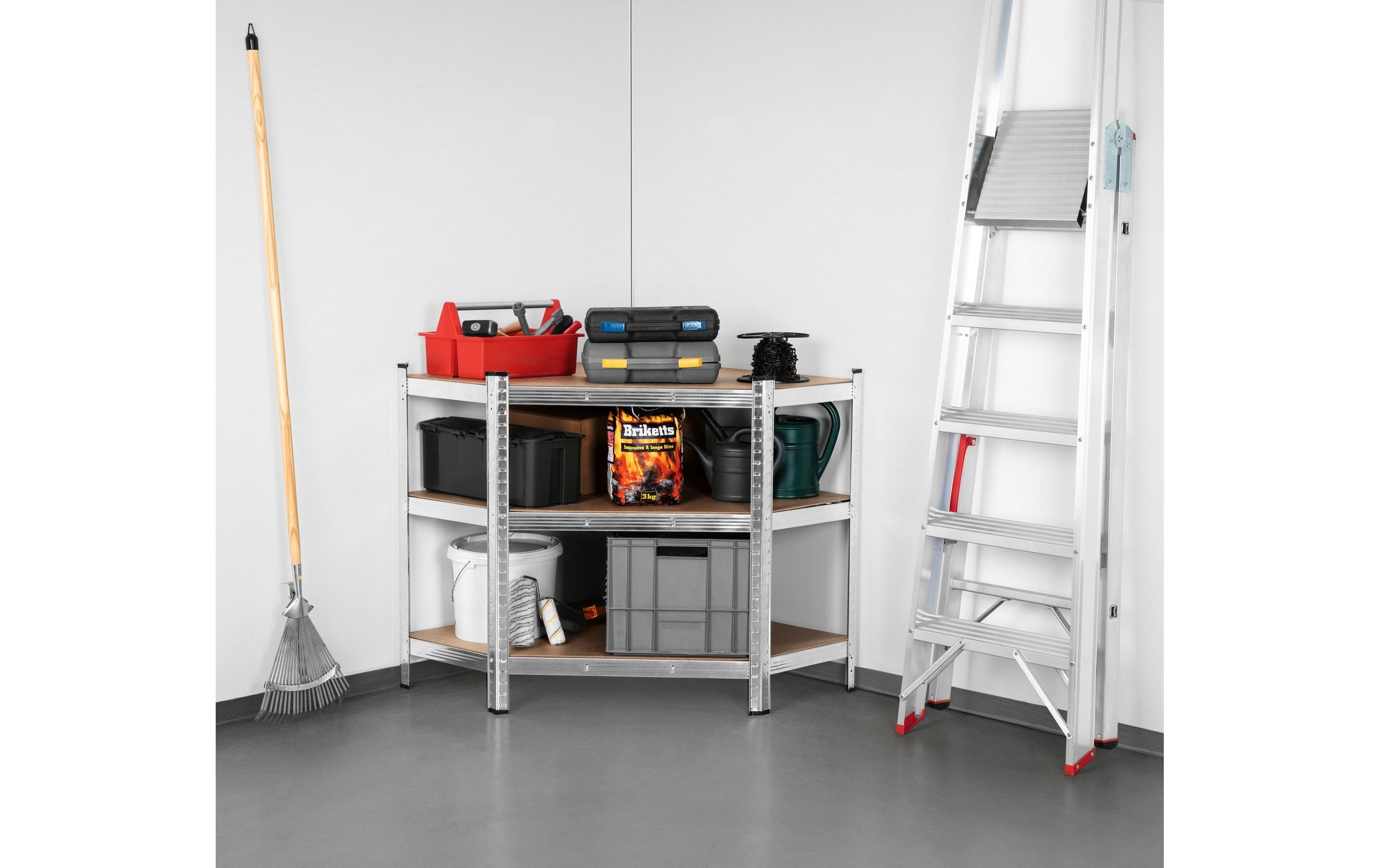EASYmaxx Schwerlastregal »180 x 90 x 90 cm«
