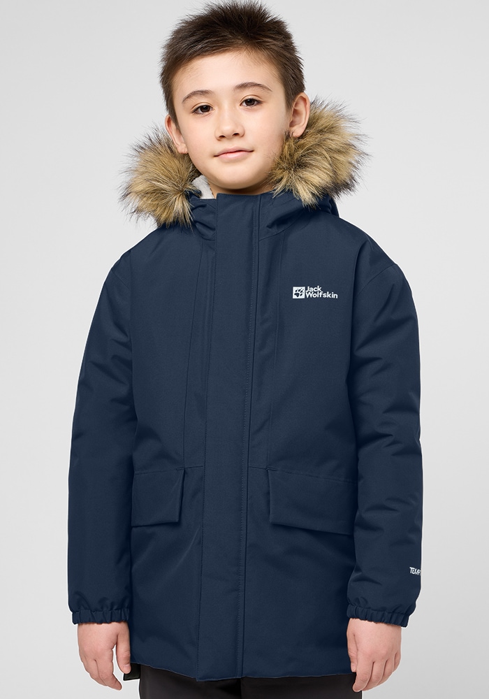 Outdoorjacke »COSY BEAR JACKET K«, mit Kapuze