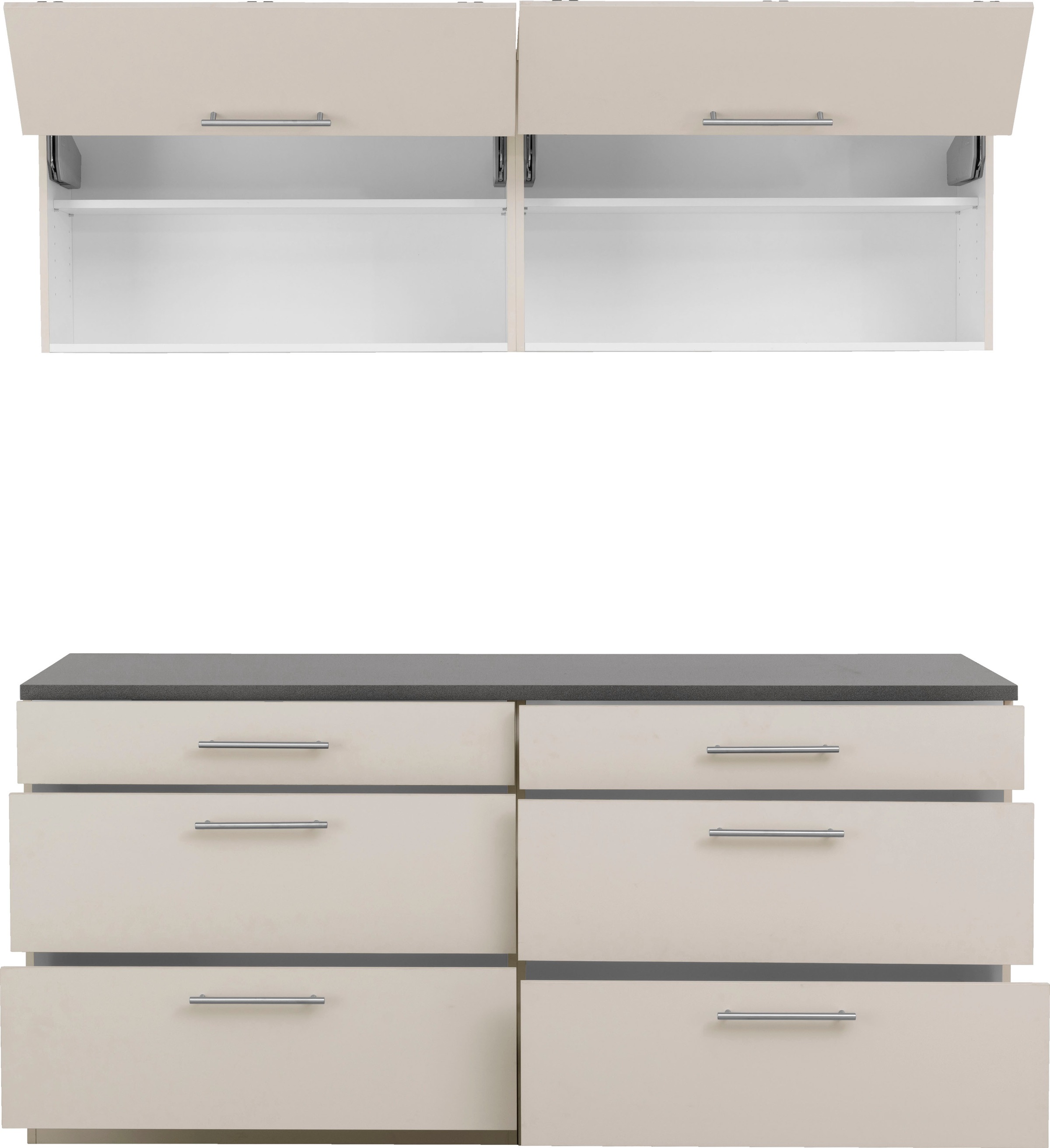 wiho Küchen Cuisine »Cali« ohne Geräte, Gesamtbreite 180 cm