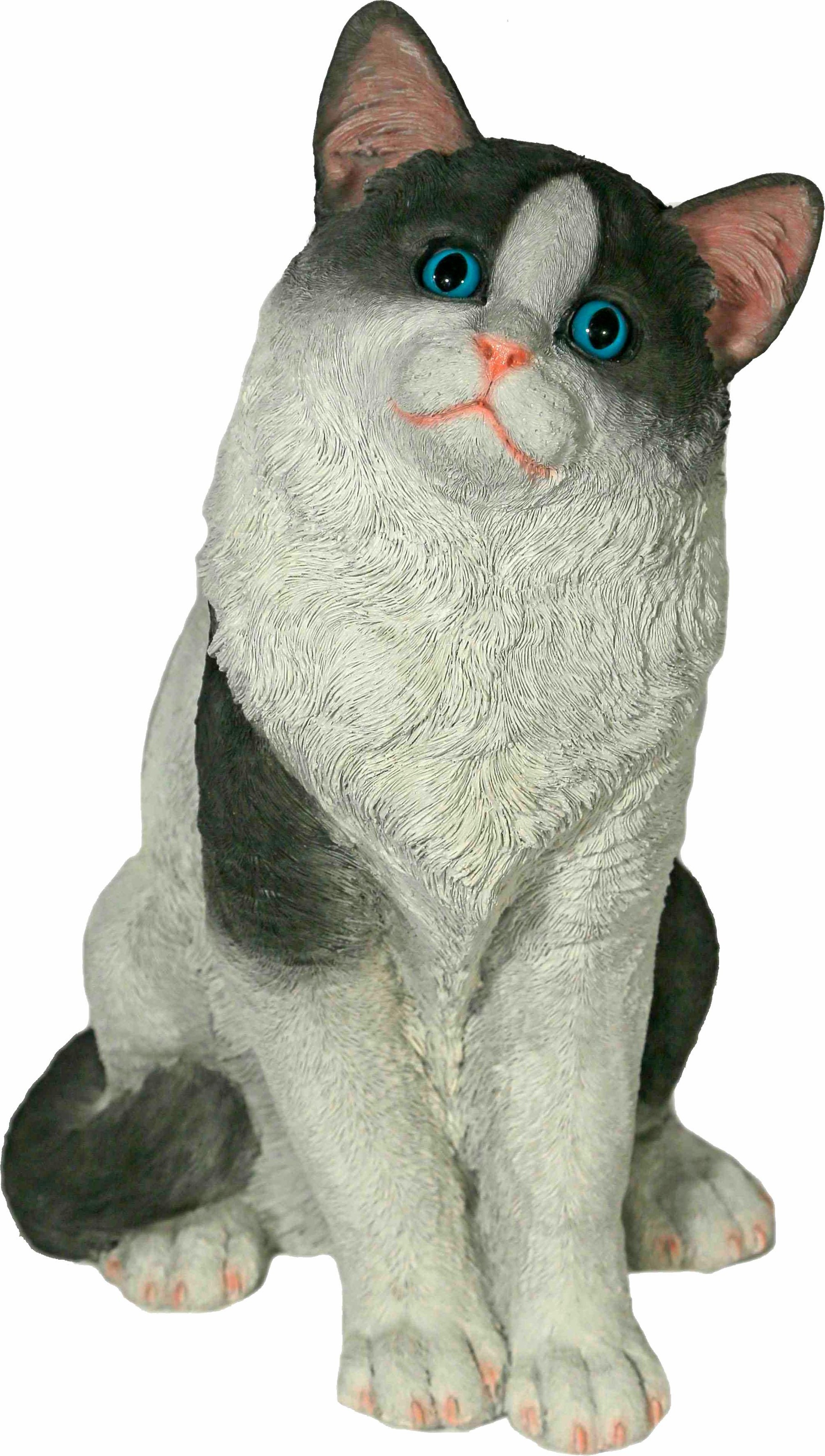 Image of Casa Collection by Jänig Tierfigur »Katze sitzend, schwarz-weiss, Höhe: 38cm« bei Ackermann Versand Schweiz