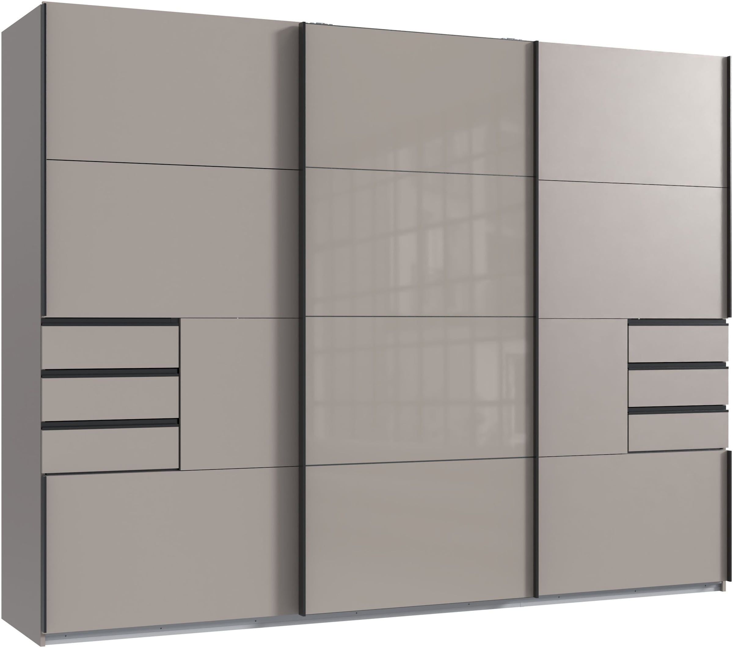Image of Wimex Schwebetürenschrank "Tilburg" mit Glaselementen