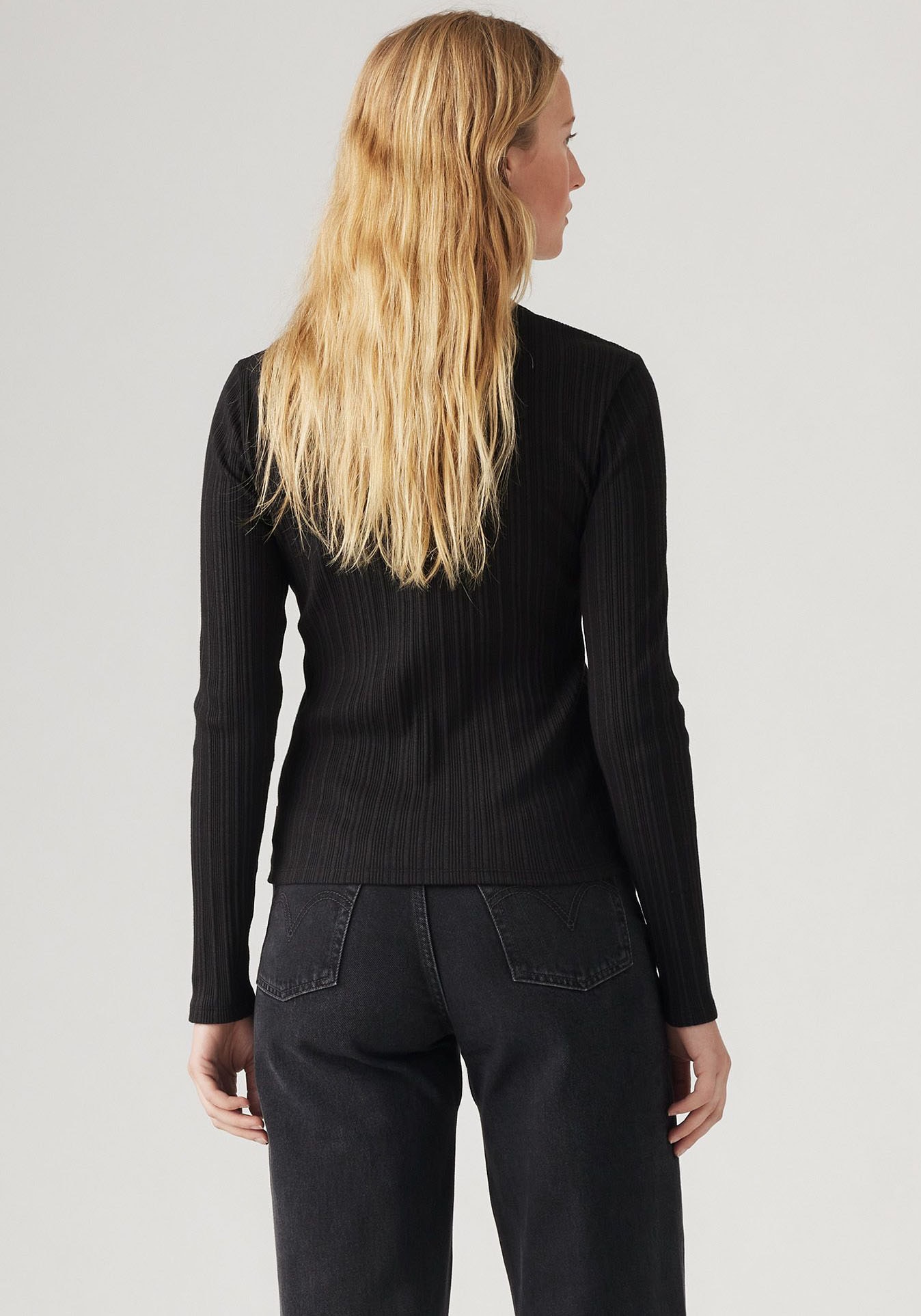 Levi's® Langarmshirt »DRY GOODS VACATIONER LS«, mit Rippstruktur