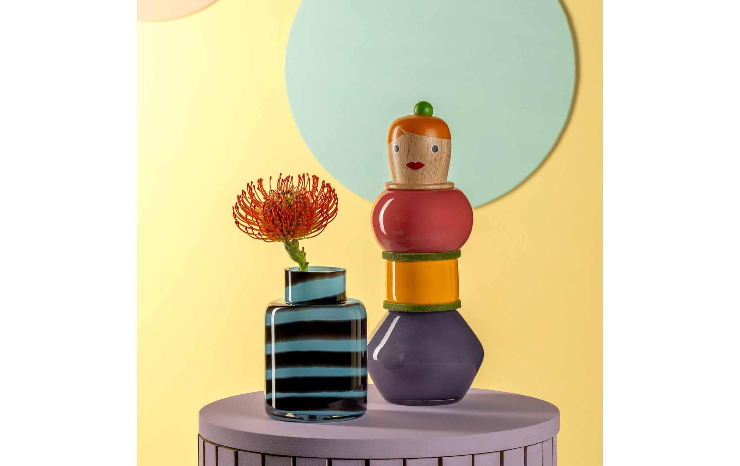 LEONARDO Dekovase »Buoni Amici Simonetta 30 cm, Mehrfarbig«