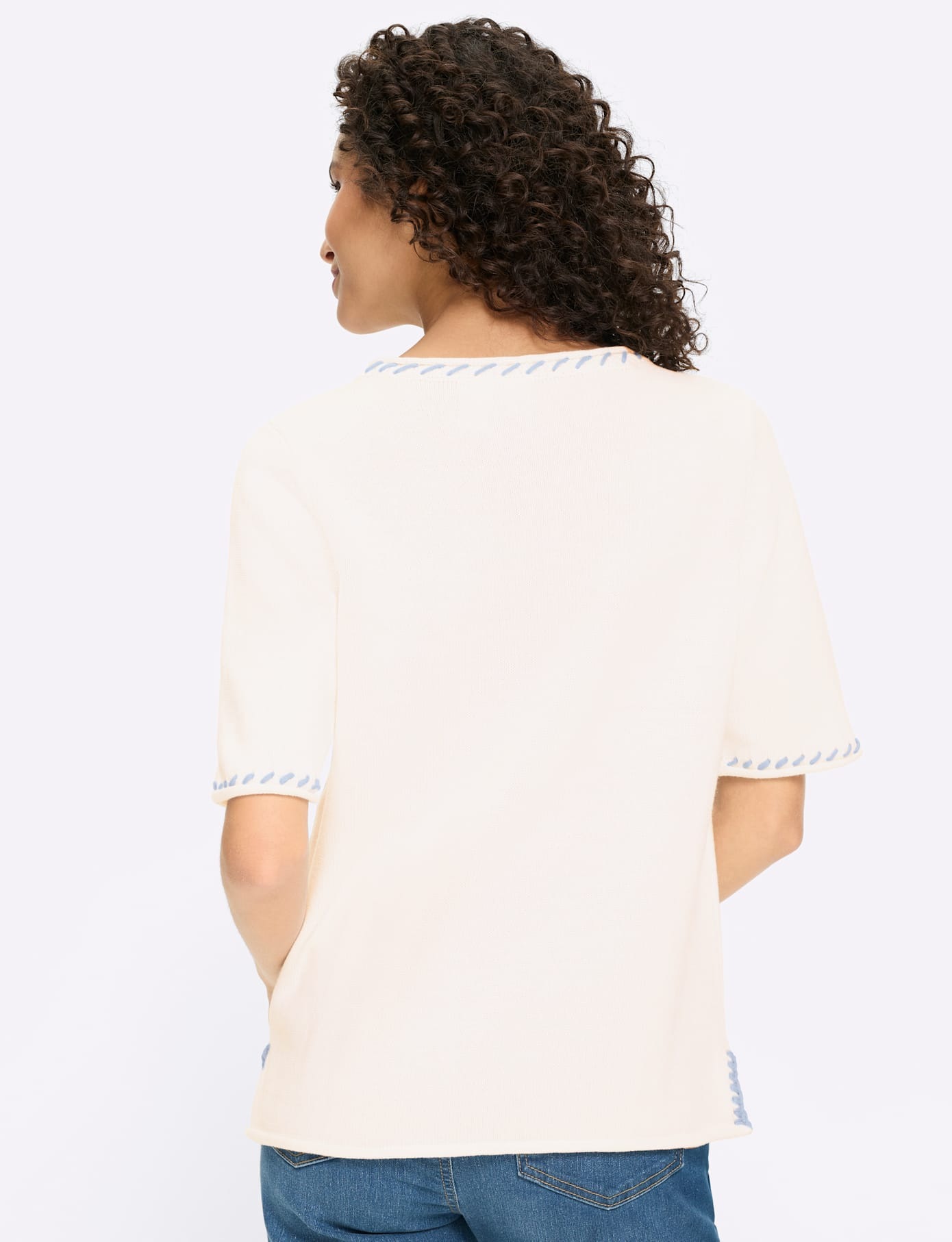 heine Kurzarmpullover »Halbarm-Pullover«