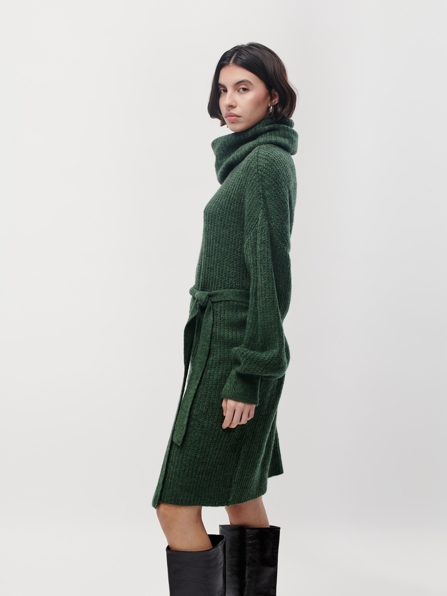 LeGer Robe en tricot »Colleen, LeGer by Lena Gercke« Sans poche Regular fit mit Rundhalsausschnitt