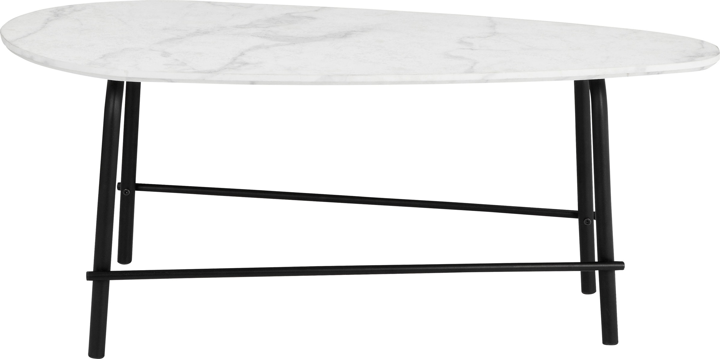 Image of andas Couchtisch »Amatsia«, Tischplatte aus pflegeleitem MDF mit Folie, Gestell aus Metall, in verschiedenen Grössen erhältlich, Höhe 45 cm bei Ackermann Versand Schweiz