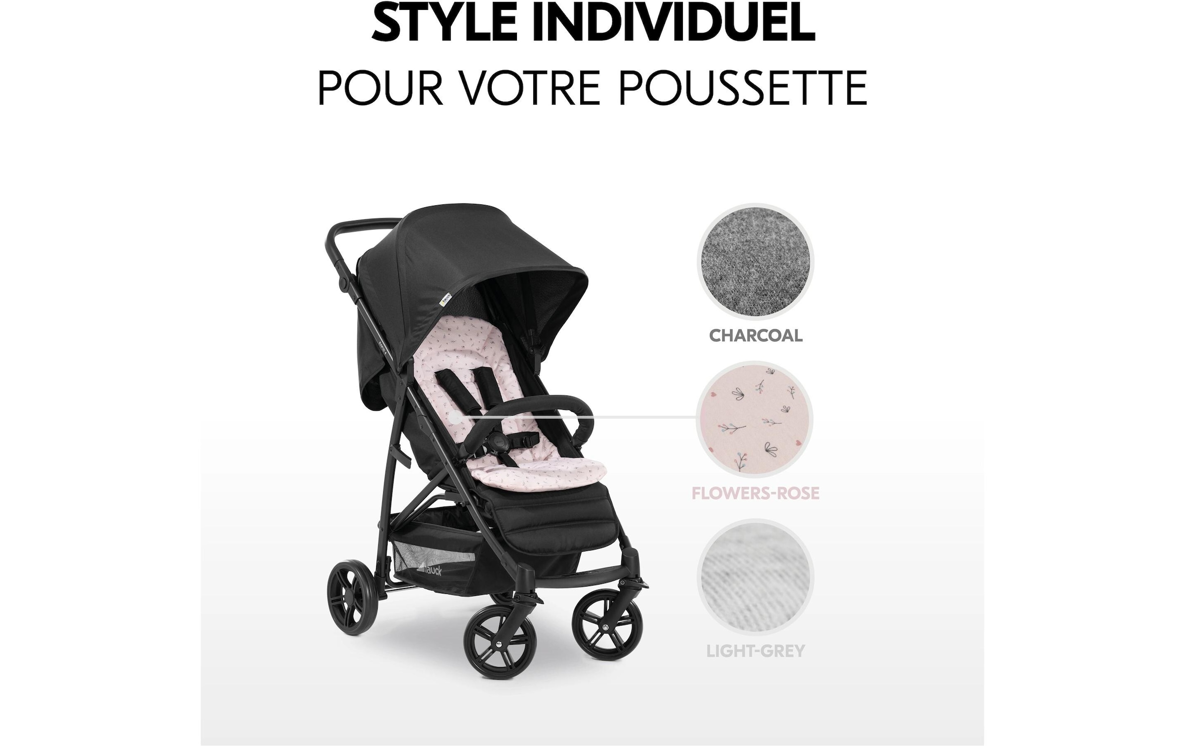 Hauck »Seat Liner, Flowers Rose« également adapté aux poussettes