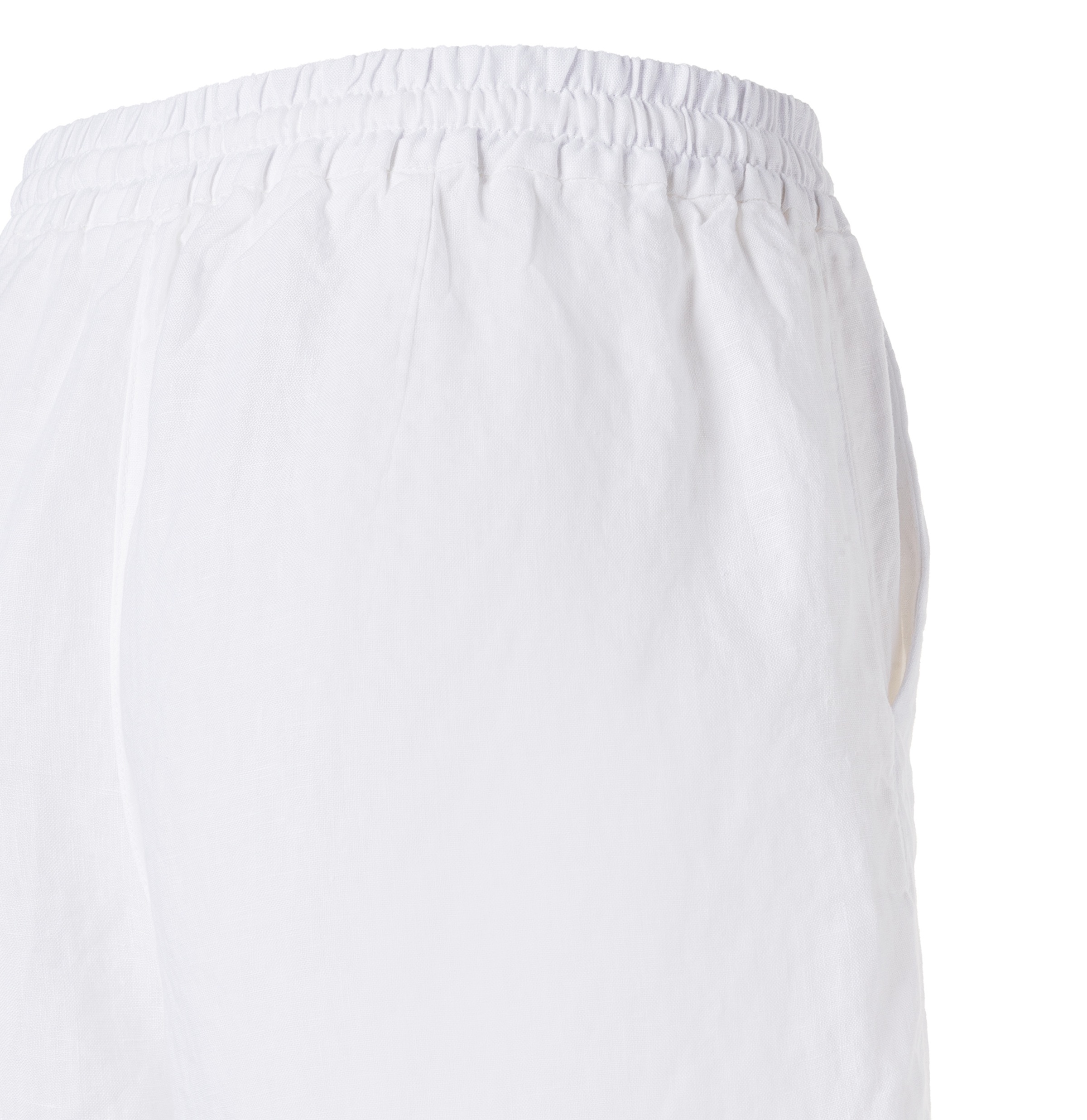 MAC Pantalon en lin »SANNY«  shorts, bermudas avec ceinture élastique et cordon de serrage