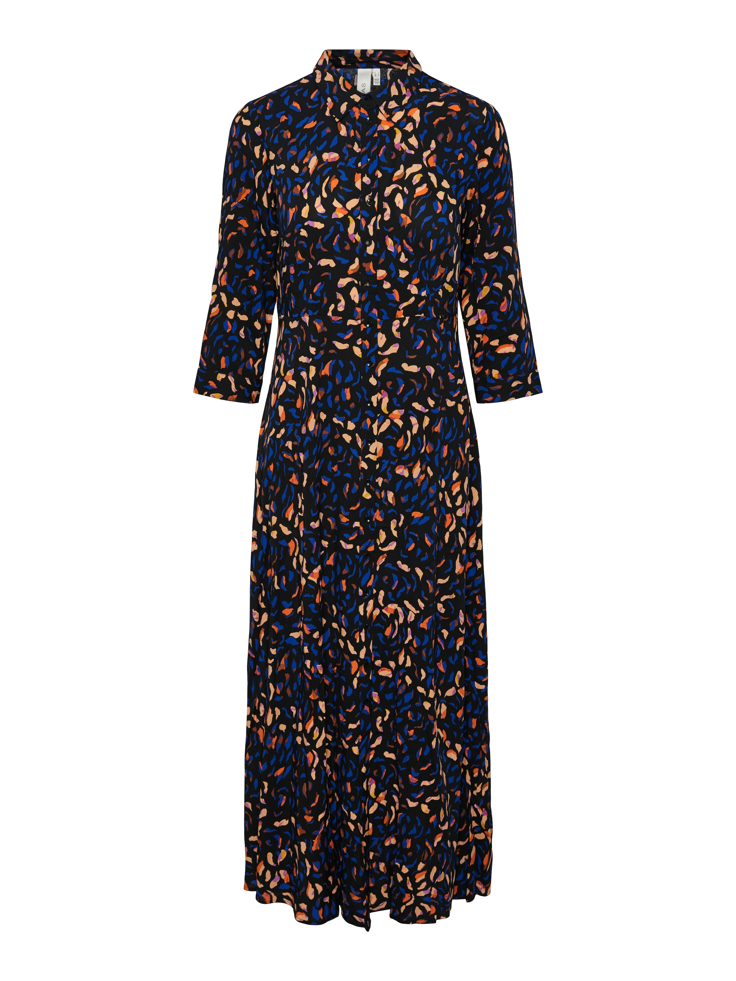 Y.A.S Robe chemisier »YASSAVANNA LONG SHIRT DRESS« Sommerkleid, mit 3/4 Ärmel