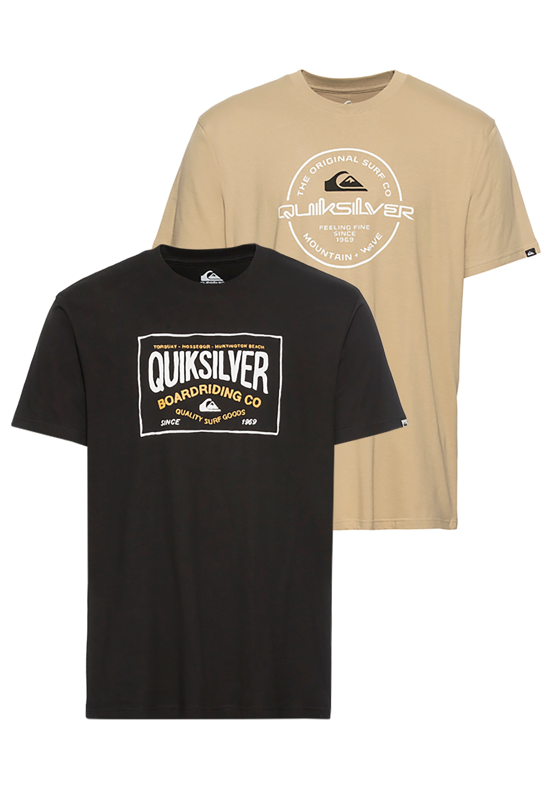 Image of Quiksilver T-Shirt "CIRCLE CORNER SHORT SLEEVE TEE PACK YM" Packung, Doppelpack, 2 Stk.