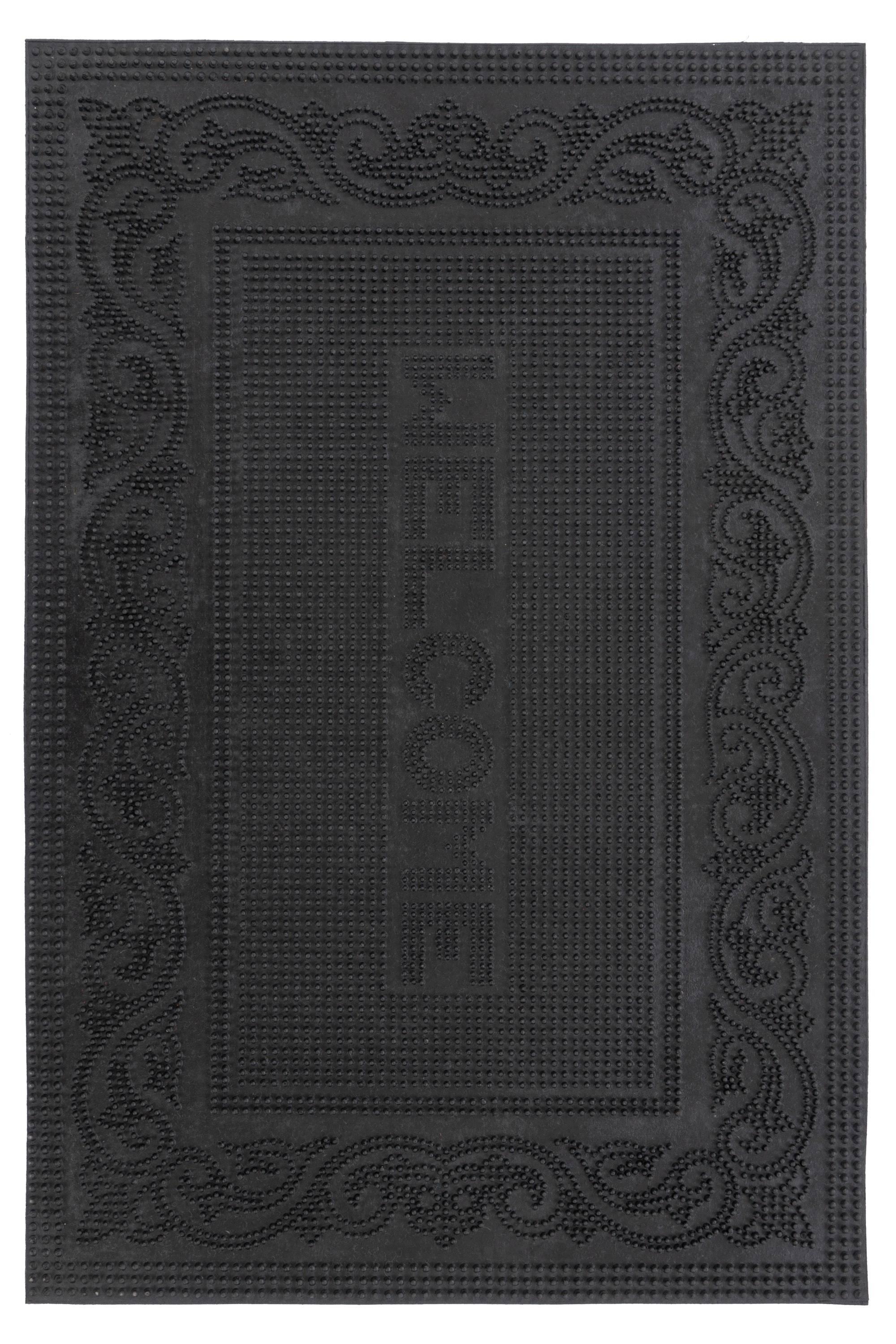 Image of Kayoom Fussmatte "Elegant Entry 425" rechteckig 6 mm Höhe Türmatte, Gummi, Eingang, Welcome