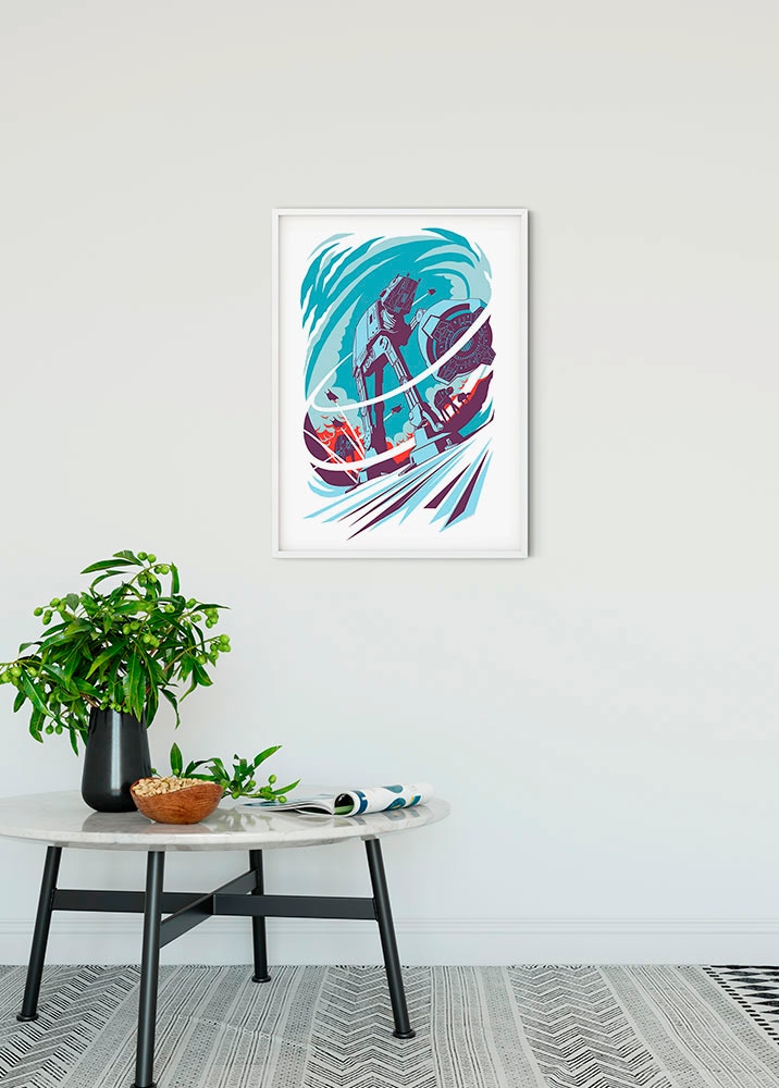 Komar Bild »Star Wars Classic Vector Hoth«, Star Wars, (1 St.), Wandbild zur Dekoration im Kinderzimmer - ohne Rahmen