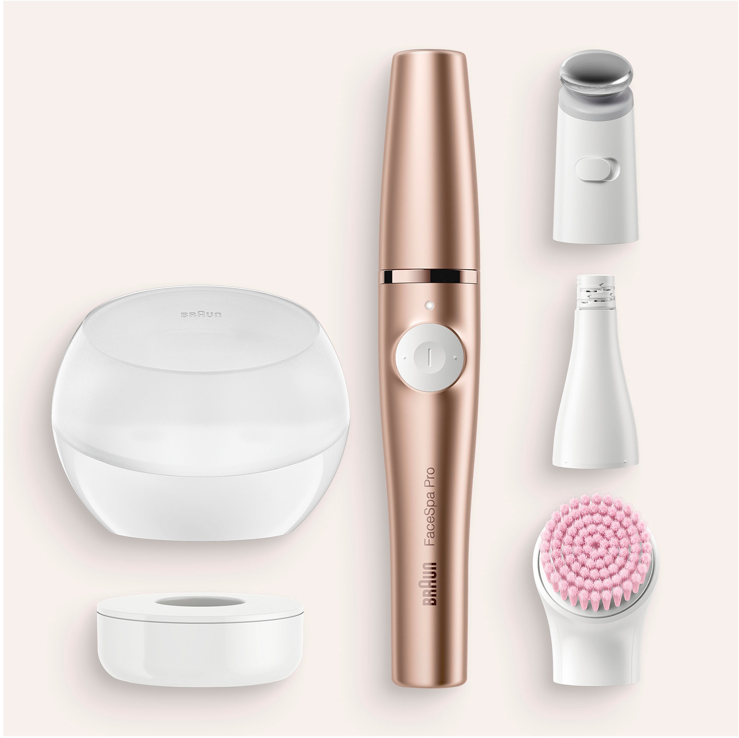 Braun Epilierer »FaceSpa Pro 921«, 2 St. Aufsätze, All-in-One Beauty-Gerät zur Gesichts-Epilation