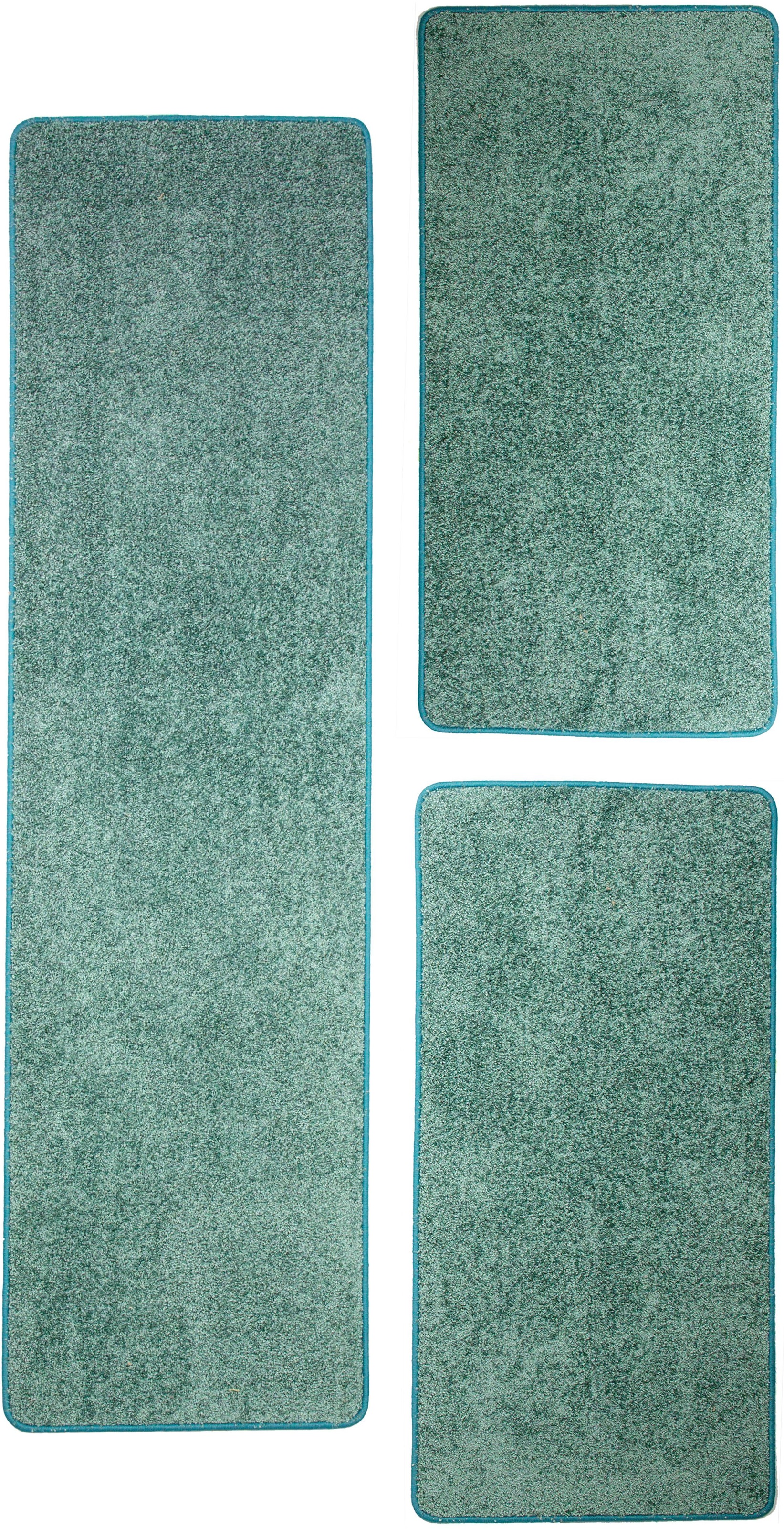 Image of Andiamo Bettumrandung »Shaggy uni«, (3 tlg.), Bettvorleger, Läufer-Set für das Schlafzimmer bei Ackermann Versand Schweiz