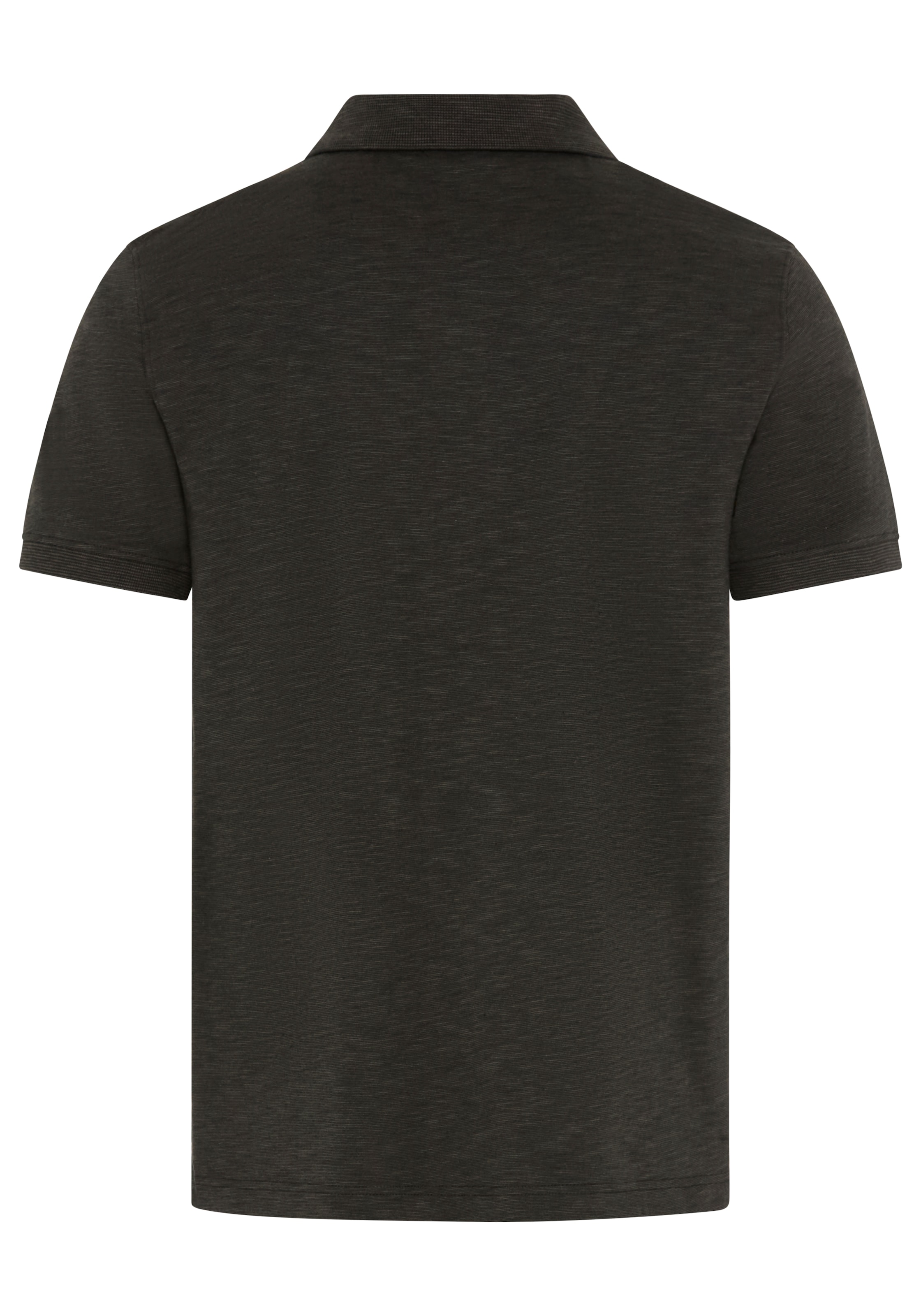 Bruno Banani Poloshirt »Spezial meliertes« schmale Passform, Kurzarm, mit Polokragen und Knöpfen