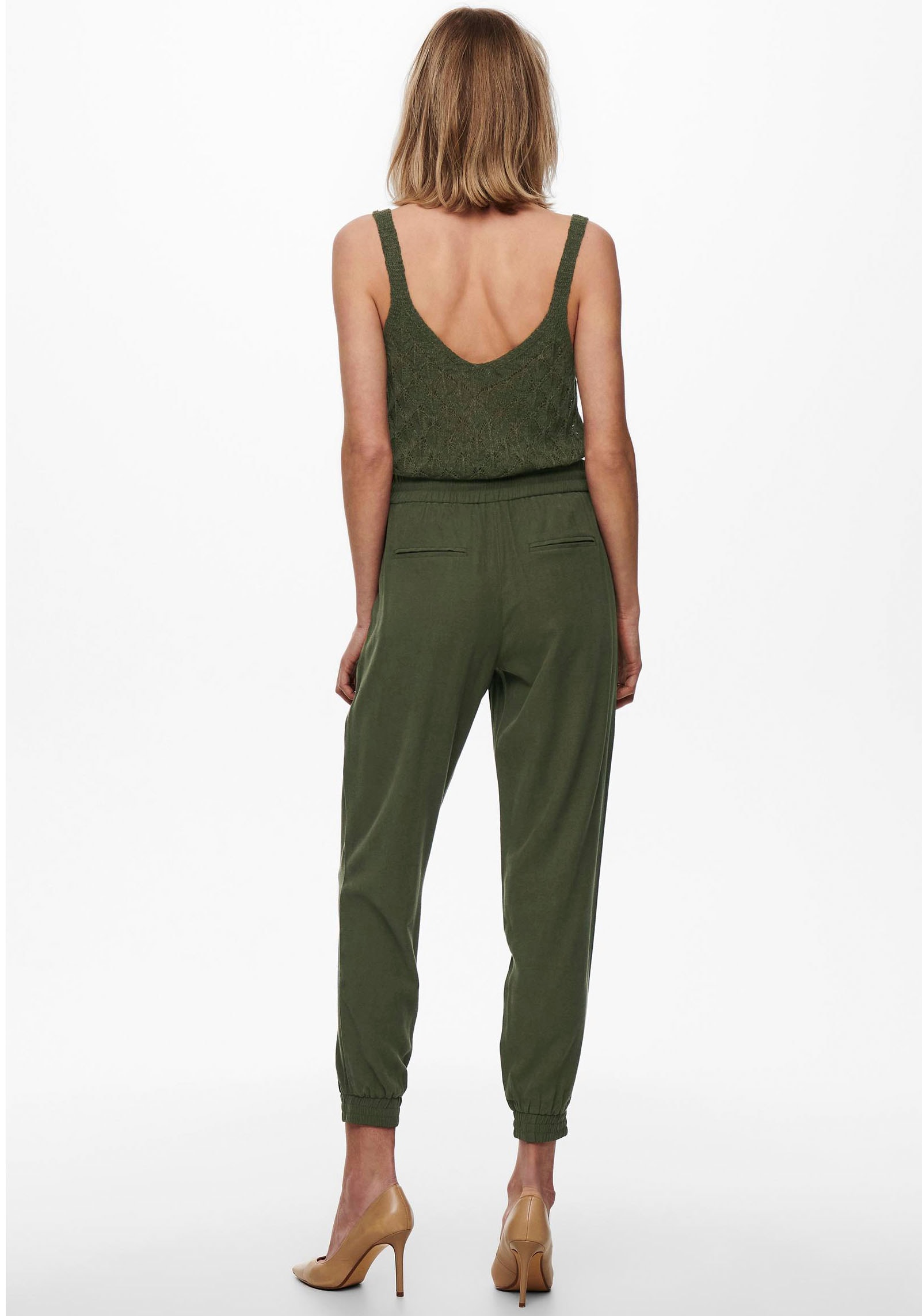 ONLY Pantalon de jogging »ONLKELDA-EMERY MW PULL-UP PANTS«