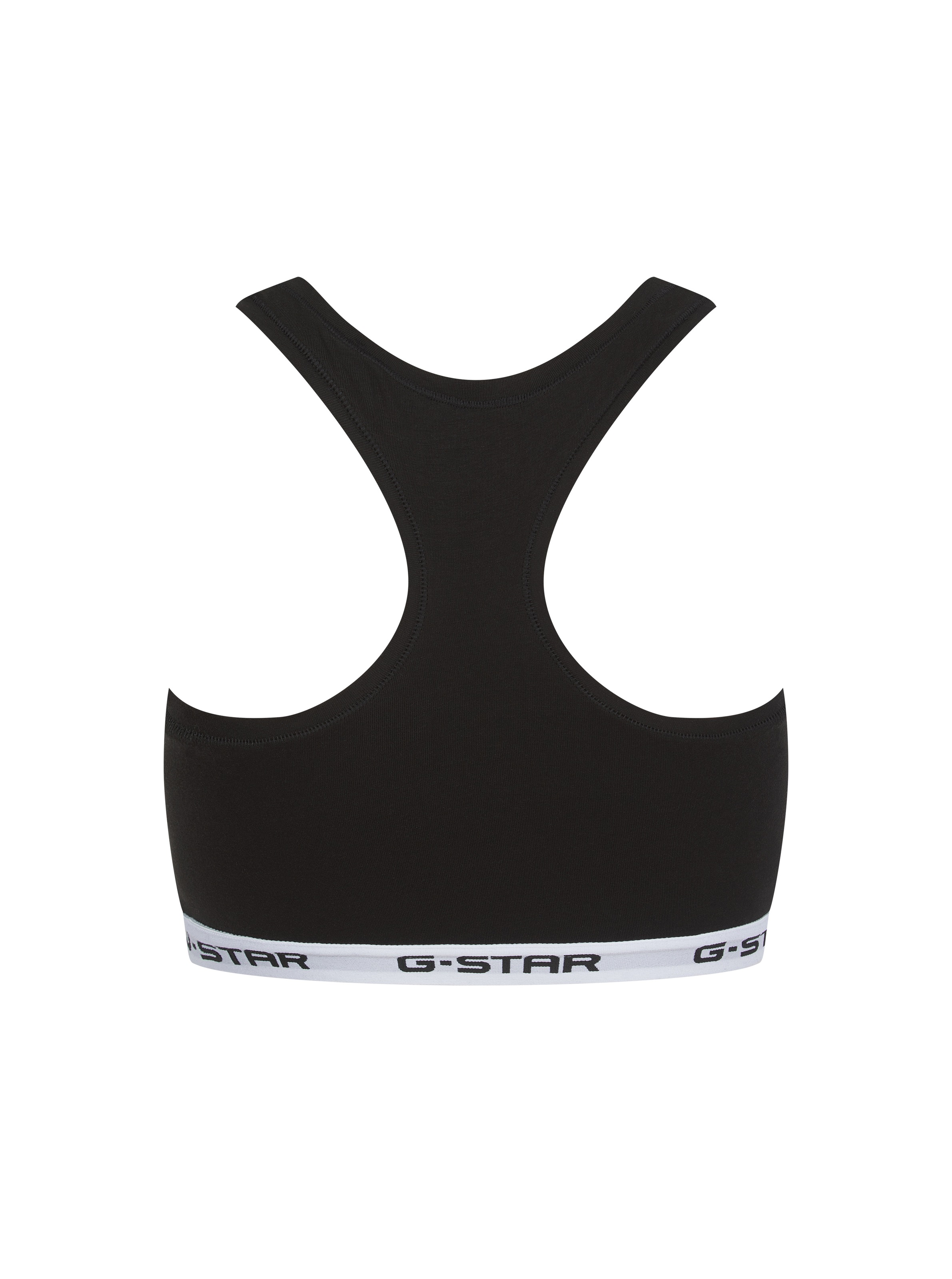 G-STAR Bralette »CARNELIAN, BRAS 2 PACK RACERBACK« Packung, 2 Stk. mit Logo-Saum