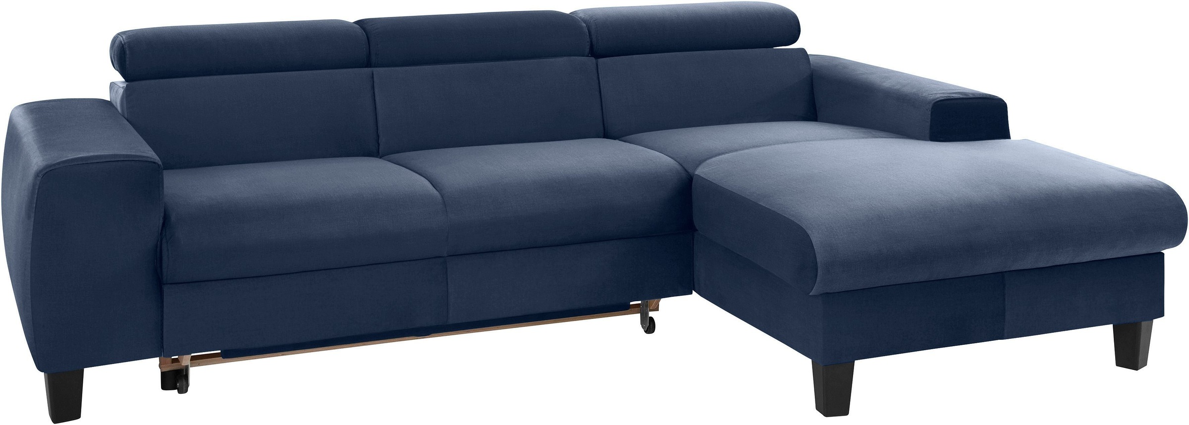 COTTA Polstergarnitur »Morven L-Form«, (Set), Set bestehend aus: Ecksofa mit Kopfteilverstellung & Hocker