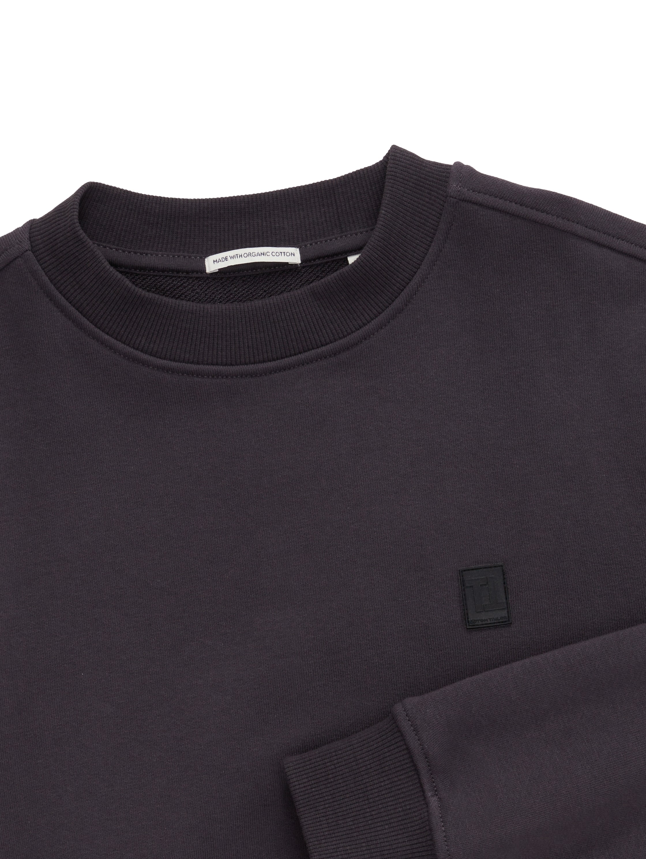 TOM TAILOR Sweat-shirt , avec badge logo
