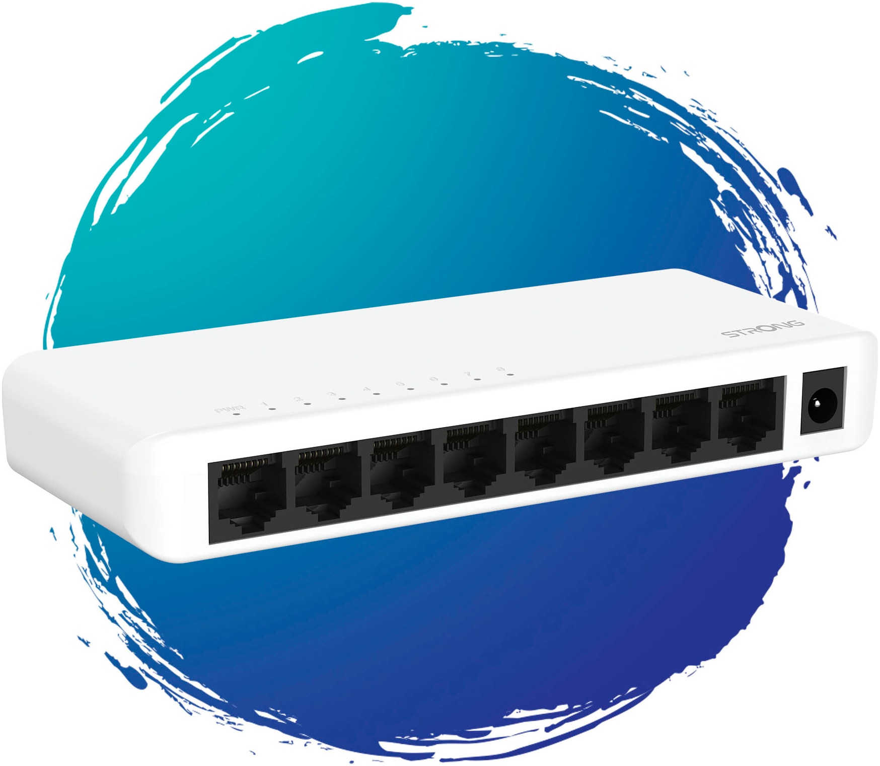 Strong Netzwerk-Switch »8-Port Gigabit Switch 10/100/1000 Mbit/s«