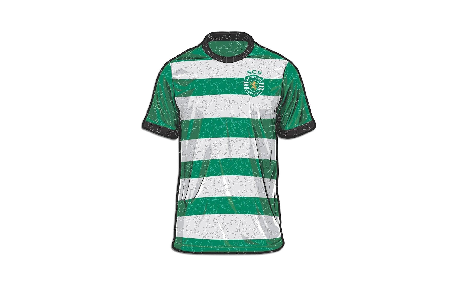   Puzzle »Iconic Sporting CP – Trikot« Holzart: Birke (Herkunftsland: China)