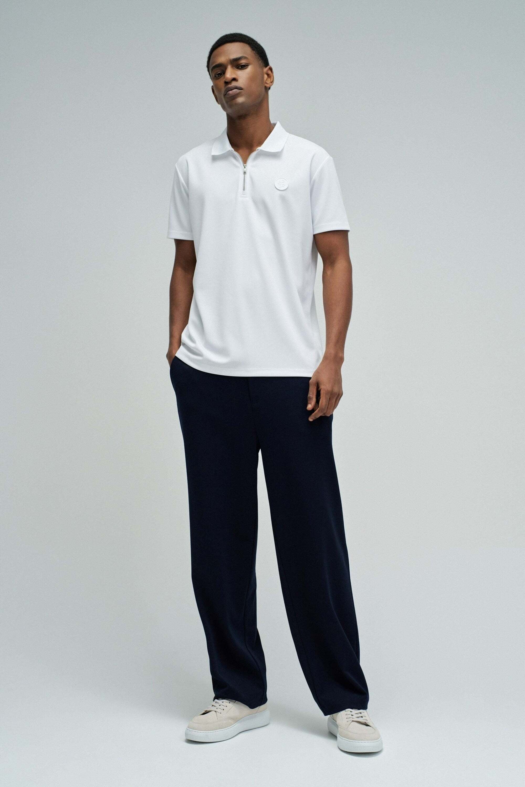 Salsa Polo »Salsa Jeans Polo Pique Structure And Zip«