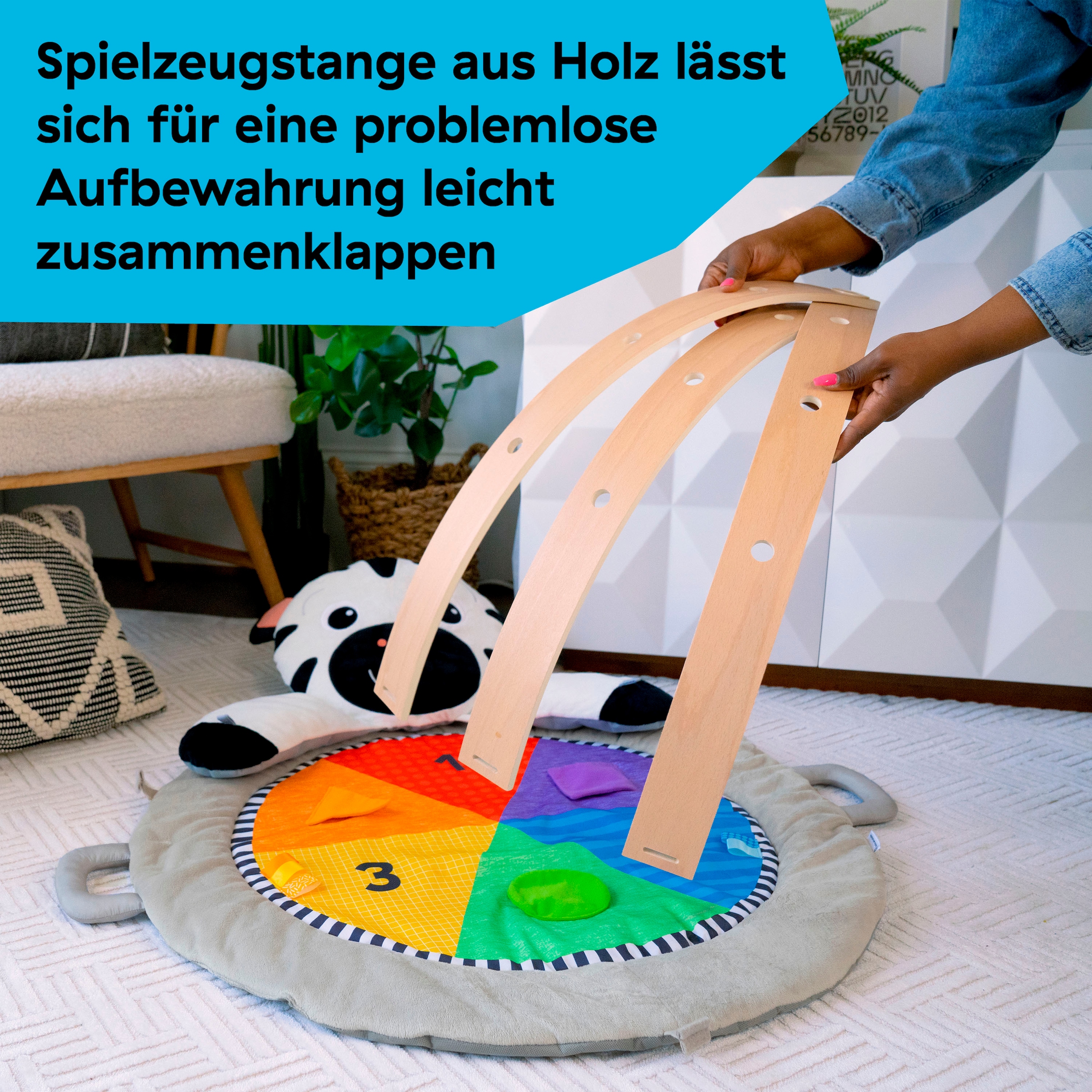 Baby Einstein Arche de jeu »Zen's Activity Milestones™ Plush Gym« mit Licht- und Sound