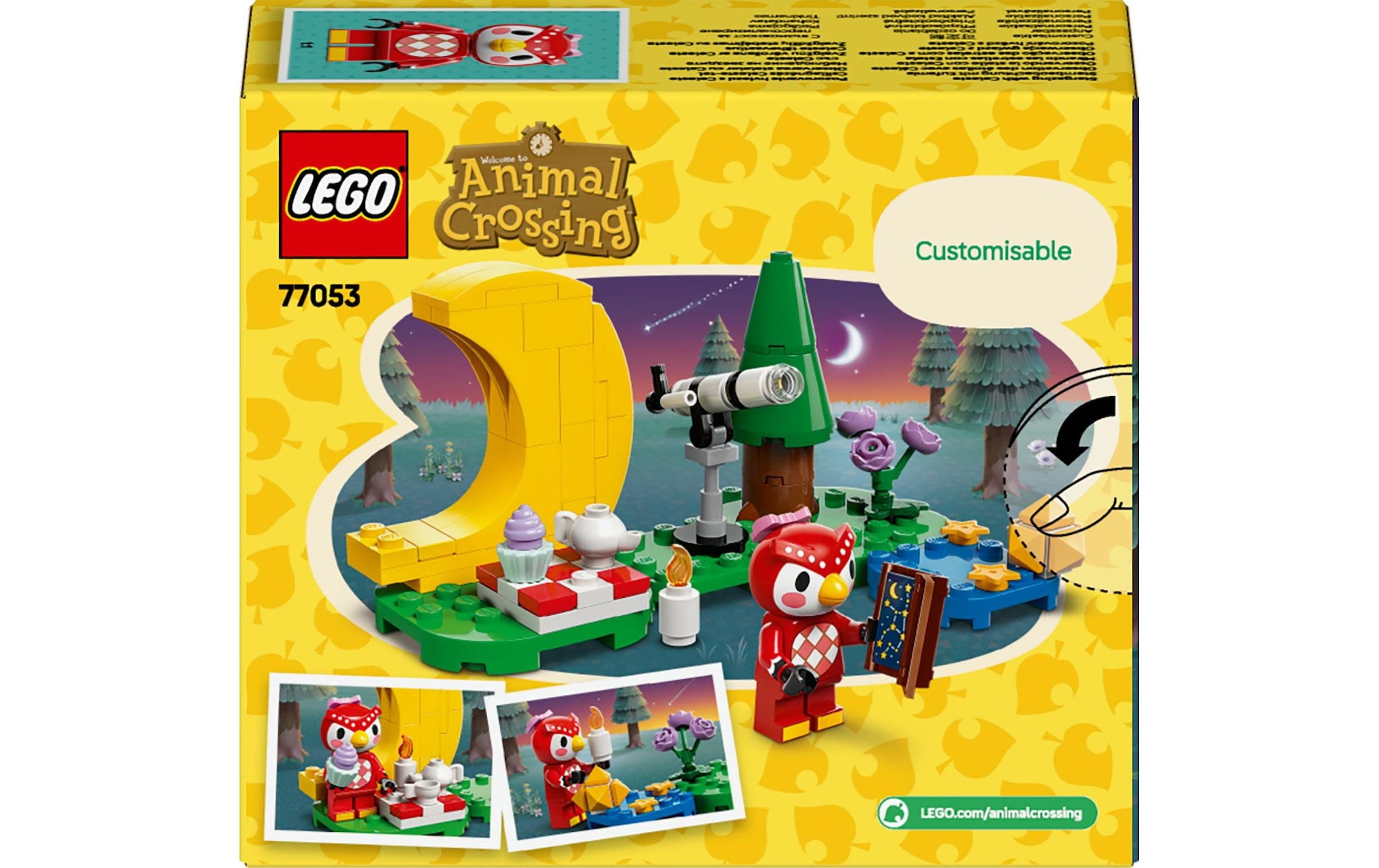 LEGO® Spielbausteine »Animal Crossing Sternbeobachtung mit Eufemia 77053«