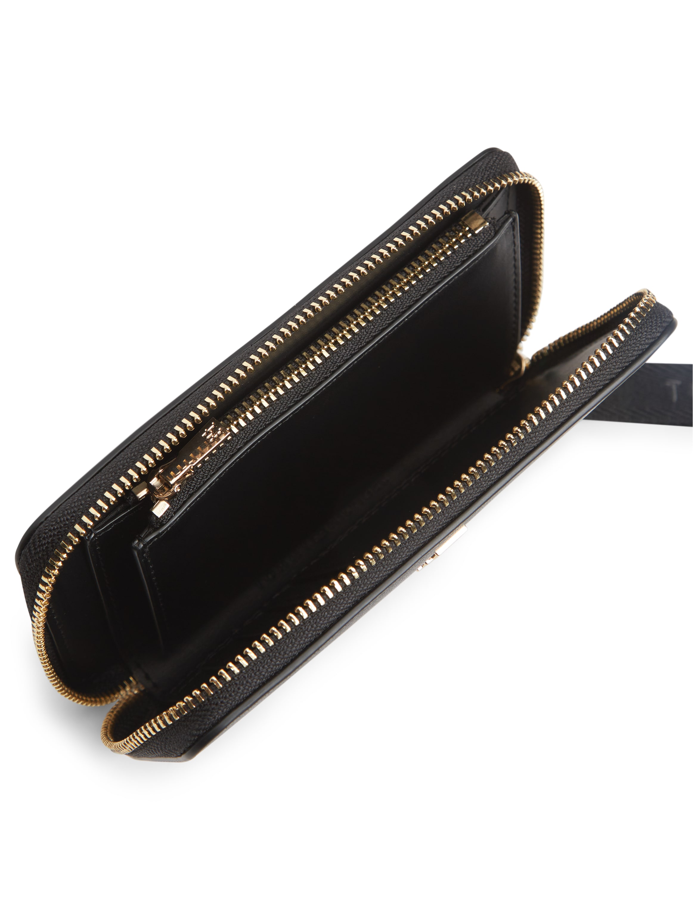 Tommy Hilfiger Geldbörse »TH LOGOTAPE COMPACT ZIP AROUND« Unisex Portemonnaie, Geldbeutel mit edlem TH-Logoelement