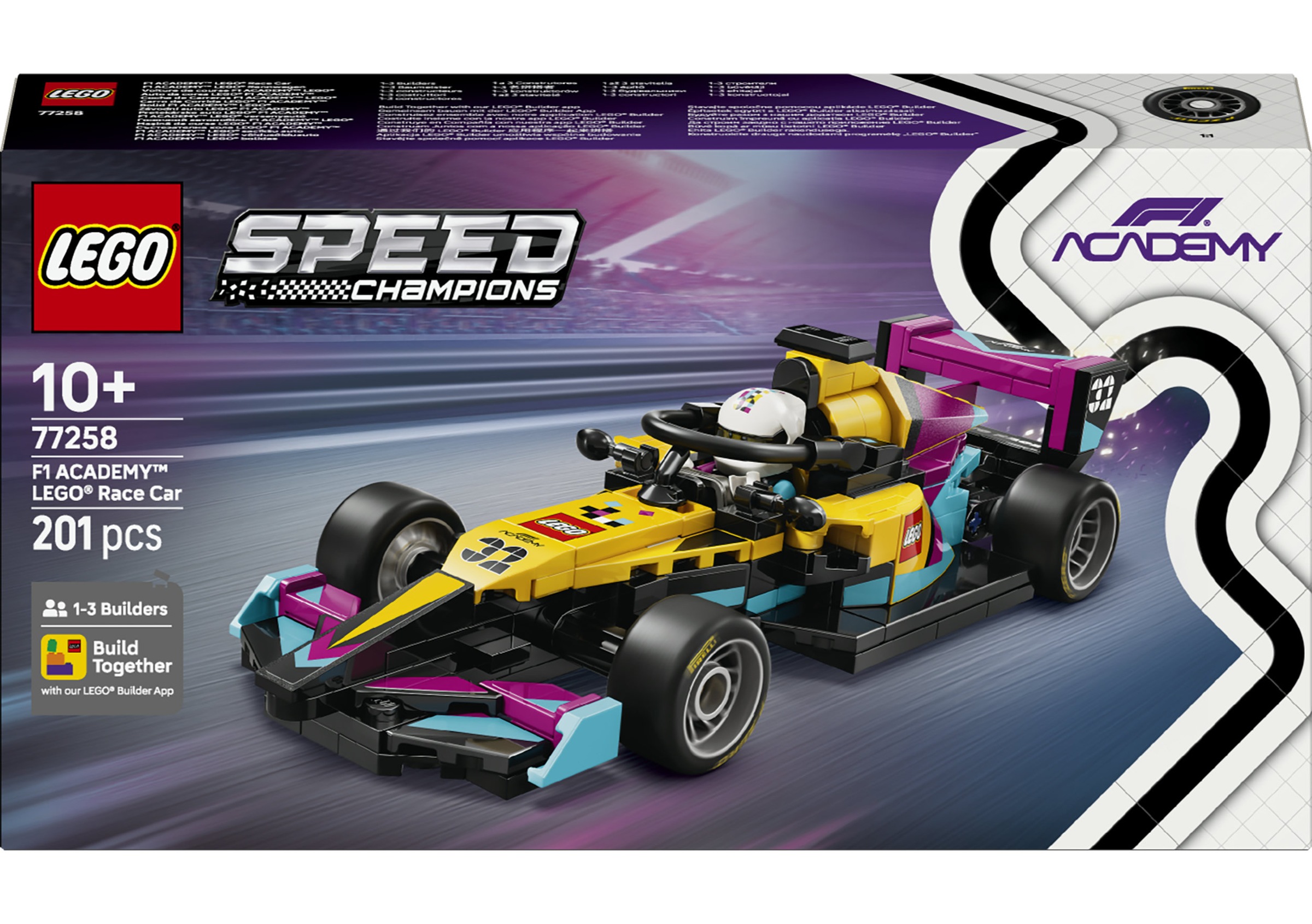 LEGO® Pions de construction »F1 ACADEMY LEGO Rennwagen (77258), LEGO Speed Champions«