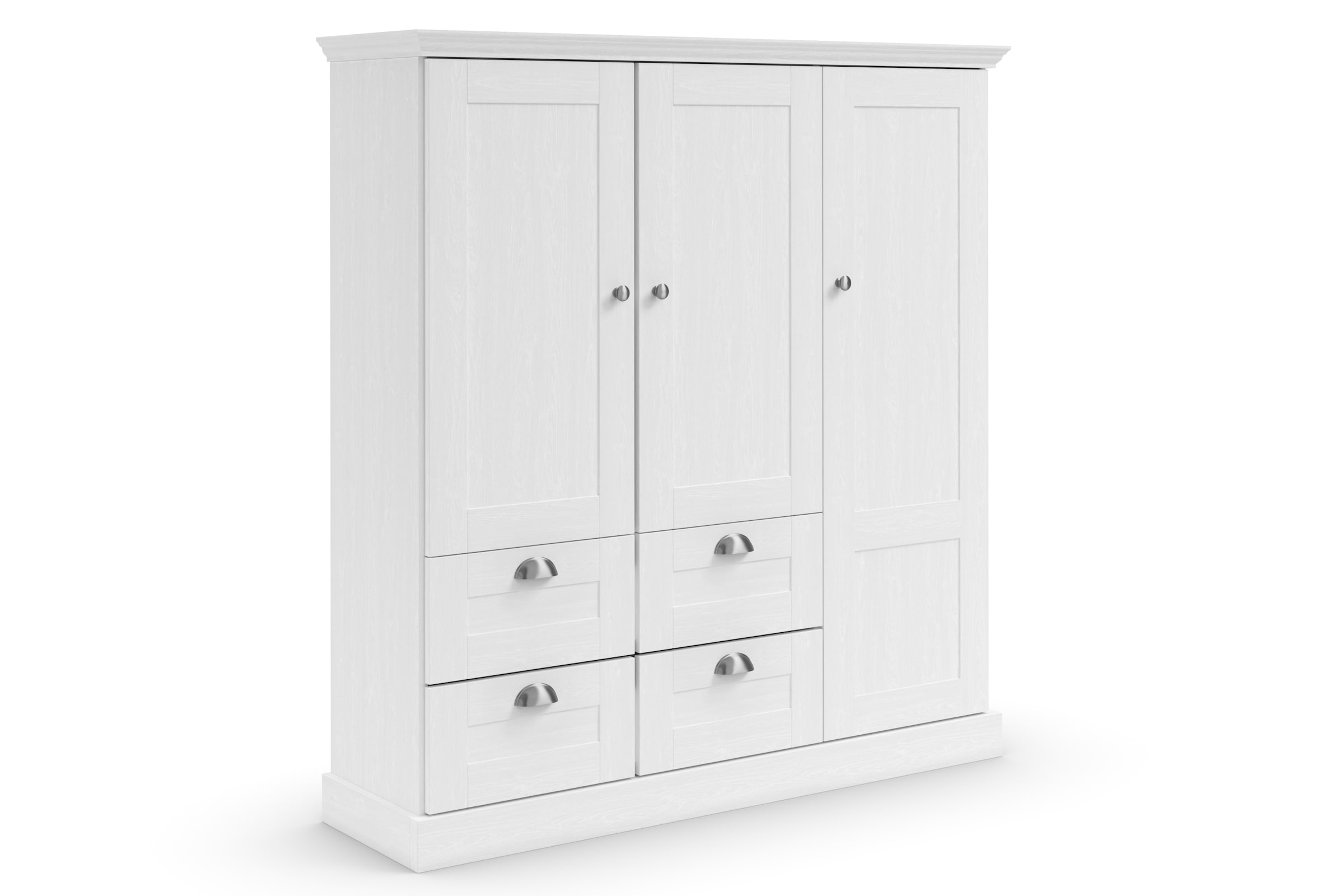 Home affaire Wäscheschrank »Motala«, (B/H/T ca. 133x120x35), mit 2 grosse Schubladen, Breite 122 cm, Höhe 130 cm