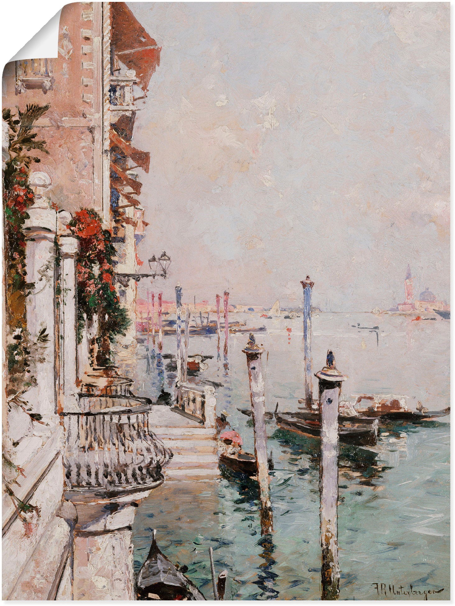 Image of Artland Wandbild »Der Canal Grande, Venedig.«, Italien, (1 St.), in vielen Grössen & Produktarten -Leinwandbild, Poster, Wandaufkleber / Wandtattoo auch für Badezimmer geeignet bei Ackermann Versand Schweiz