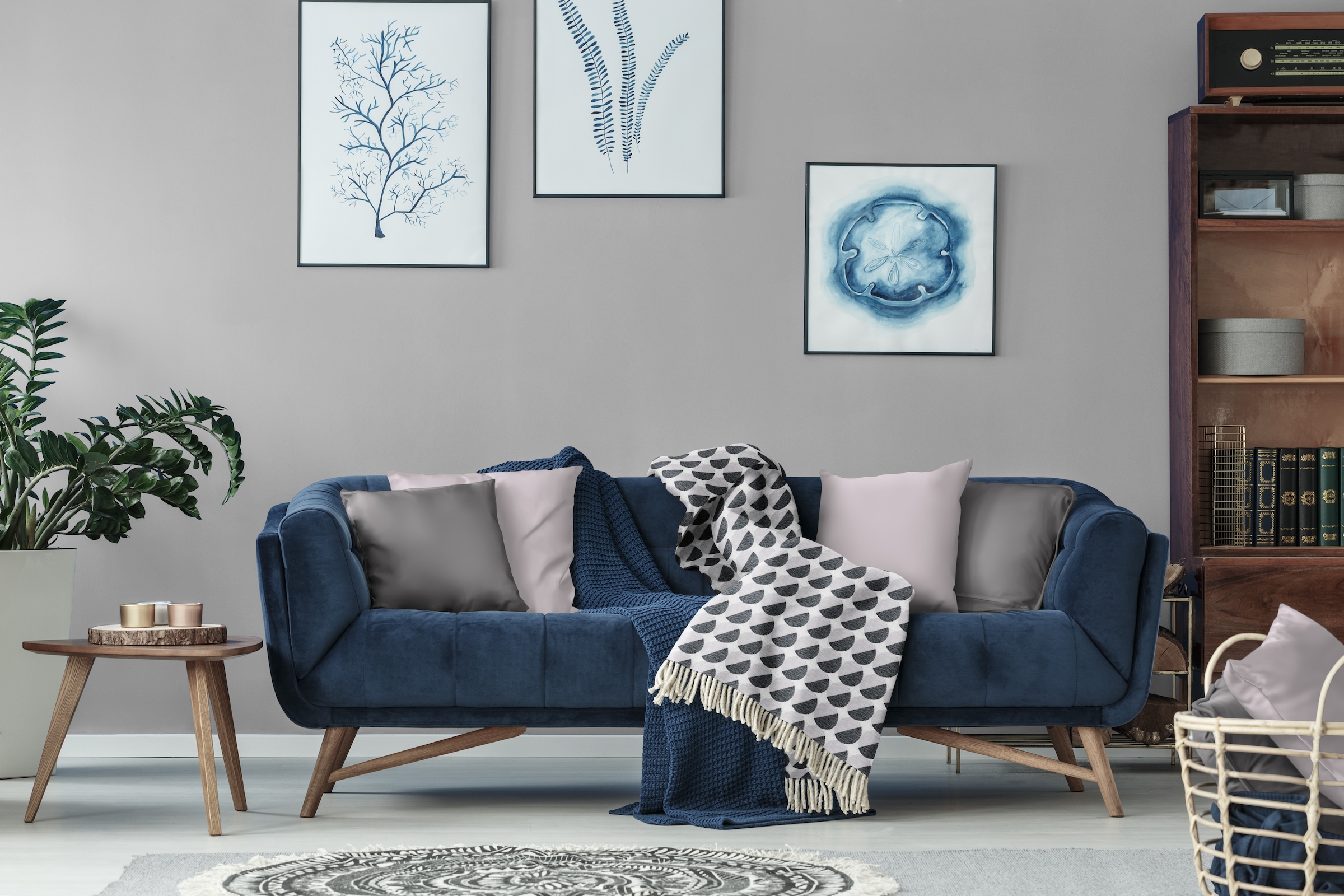 Adam Wohndecke »Circles«, GOTS zertifiziert - aus Bio-Baumwolle, Kuscheldecke