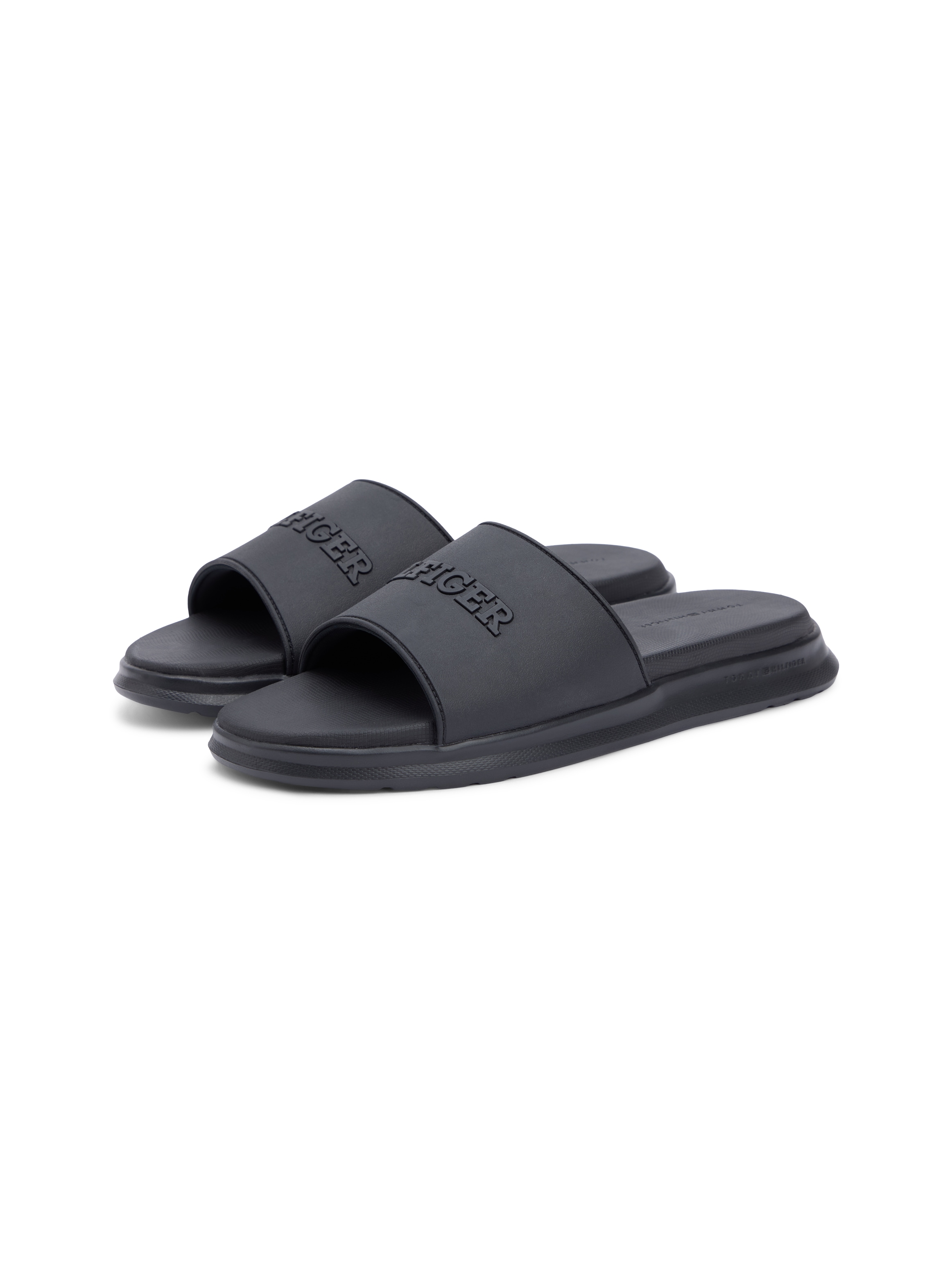 Image of Tommy Hilfiger Pantolette "DUAL DENSITY HILFIGER POOL SLIDE" Sommerschuh, Schlüpfschuh mit Logoschriftzug