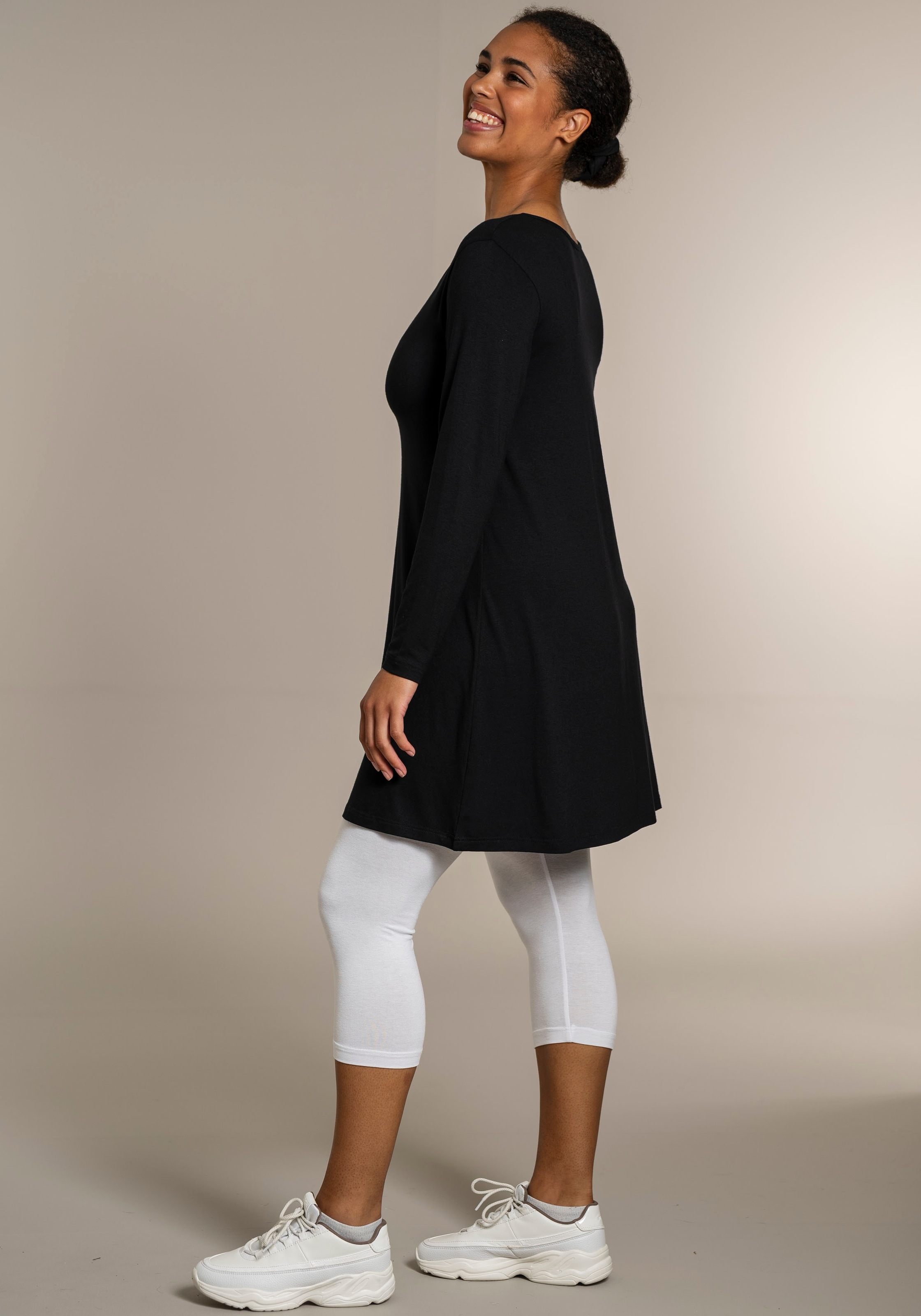 SANDGAARD Longshirt, in Unifarbe