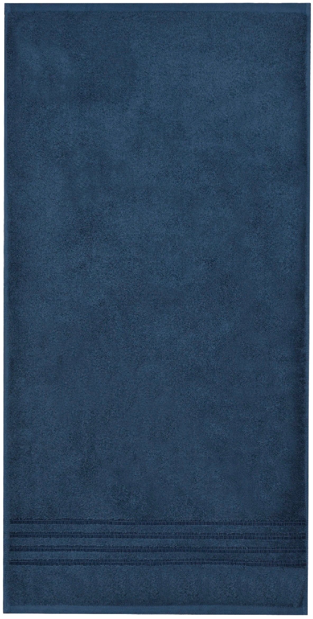 Schiesser Duschtücher »Milano aus 100% Baumwolle mit eleganter Bordüre in Hoch-Tief-Optik«, (Set, 2 St., 2er Set Badetücher 70 x 140 cm), Made in Green