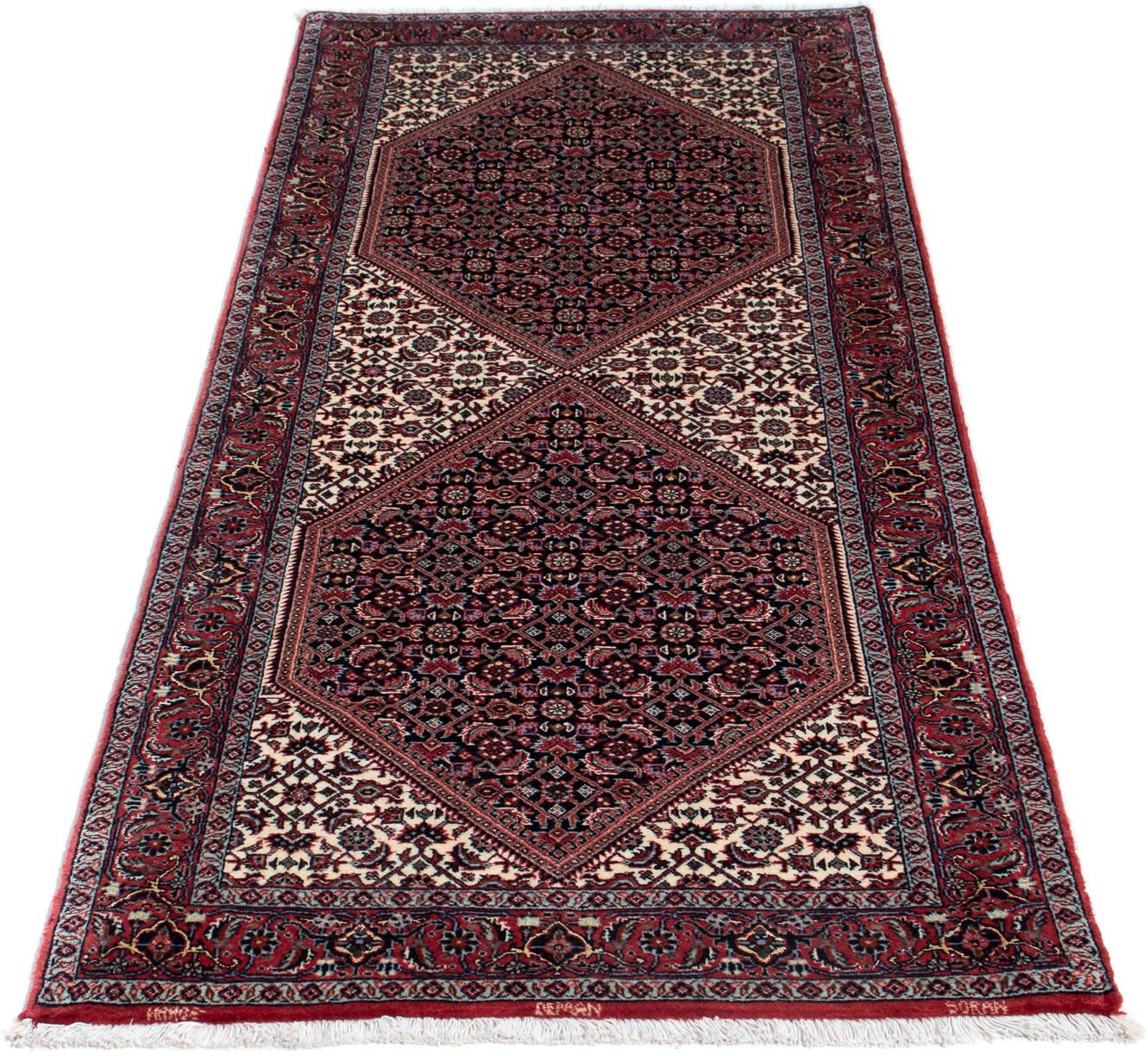 Image of morgenland Hochflor-Läufer »Bidjar - Zanjan Medaillon 218 x 76 cm«, rechteckig, 1,5 mm Höhe, Unikat mit Zertifikat bei Ackermann Versand Schweiz