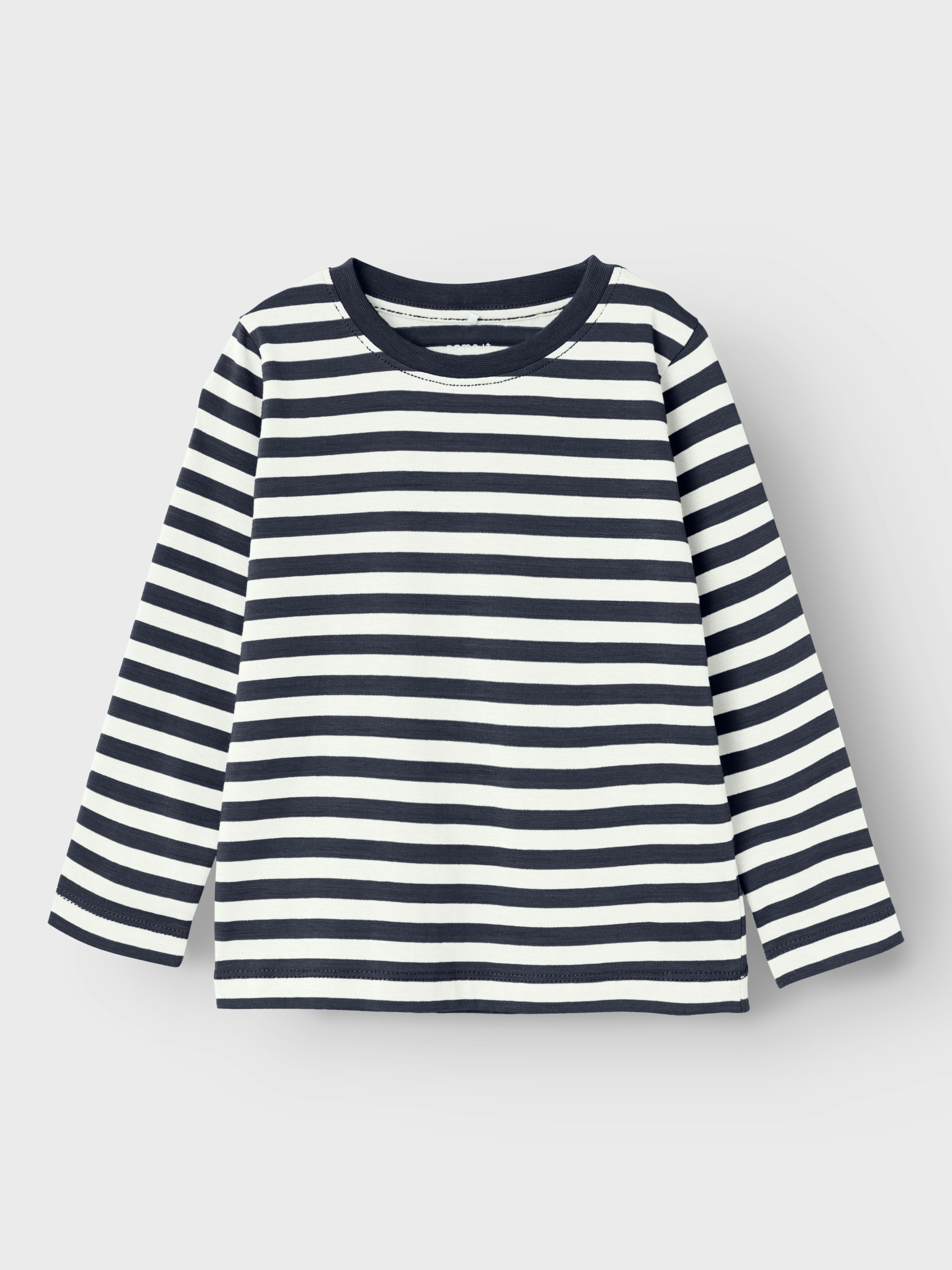 Name It Langarmshirt »NMMSALMO NREG LS TOP NOOS«, im tollen Ringel-Look