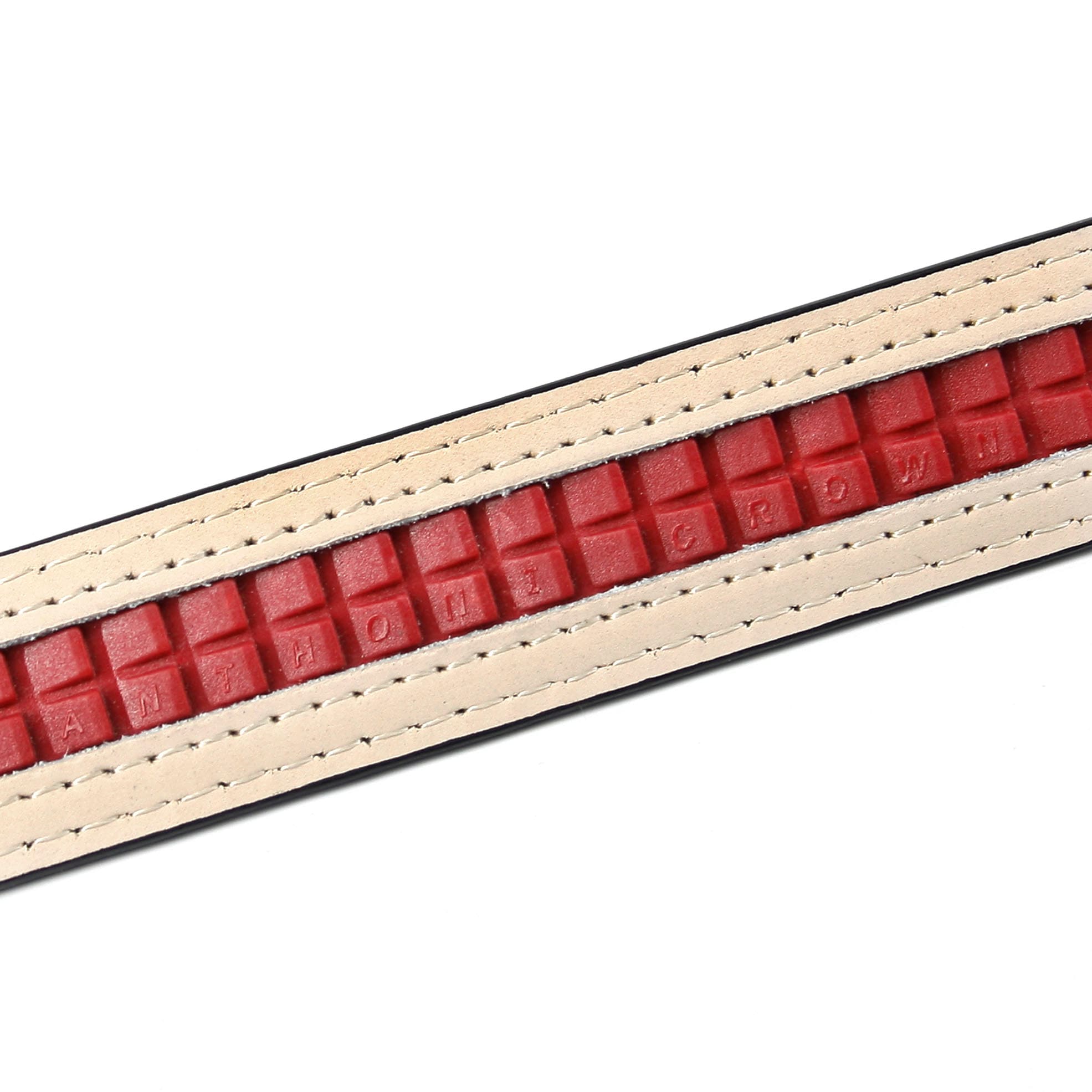 Anthoni Crown Ledergürtel Automatik Damengürtel mit filigraner Schliesse