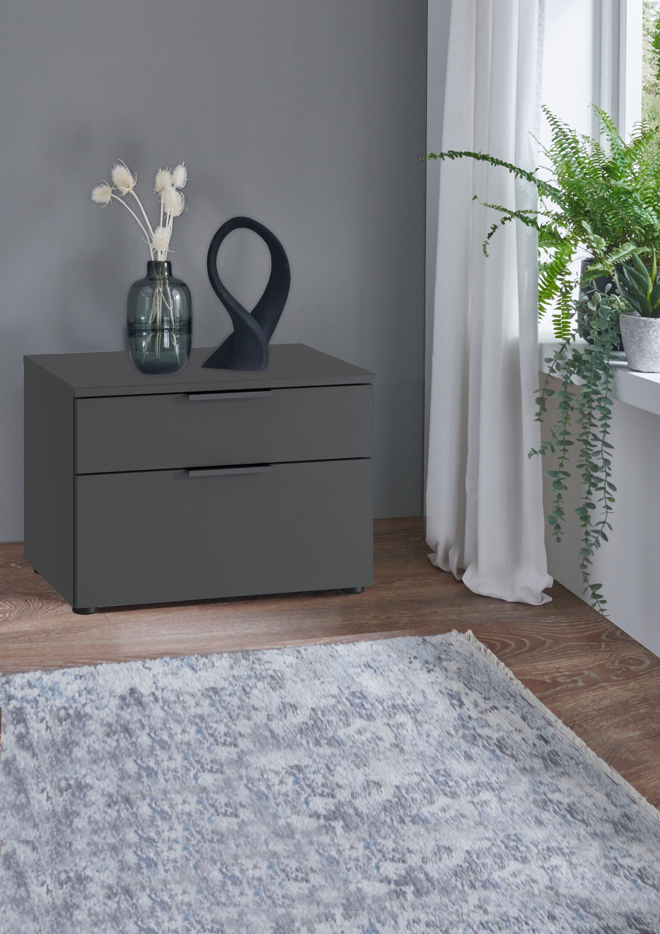 Wimex Nachtkommode »Oxford by fresh to go, mit Schubladen, in 2 Grössen«, (54cm breit,41cm tief, wahlweise in 2 Höhen), Mit Soft-close Beschlägen