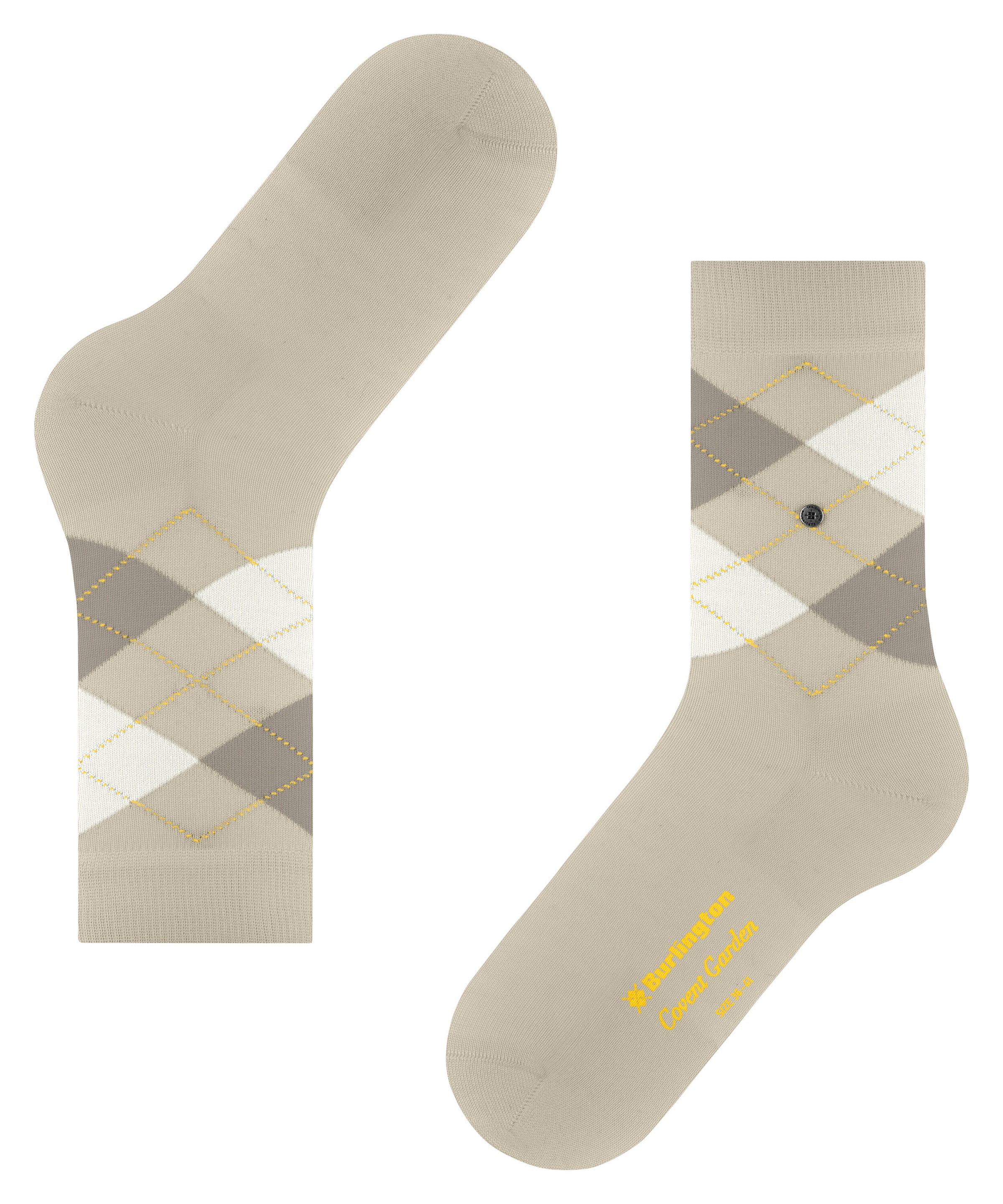 Burlington Socken »Covent Garden« Einheitsgrösse 36-41,  Argyle-Muster, Burlington-Clip