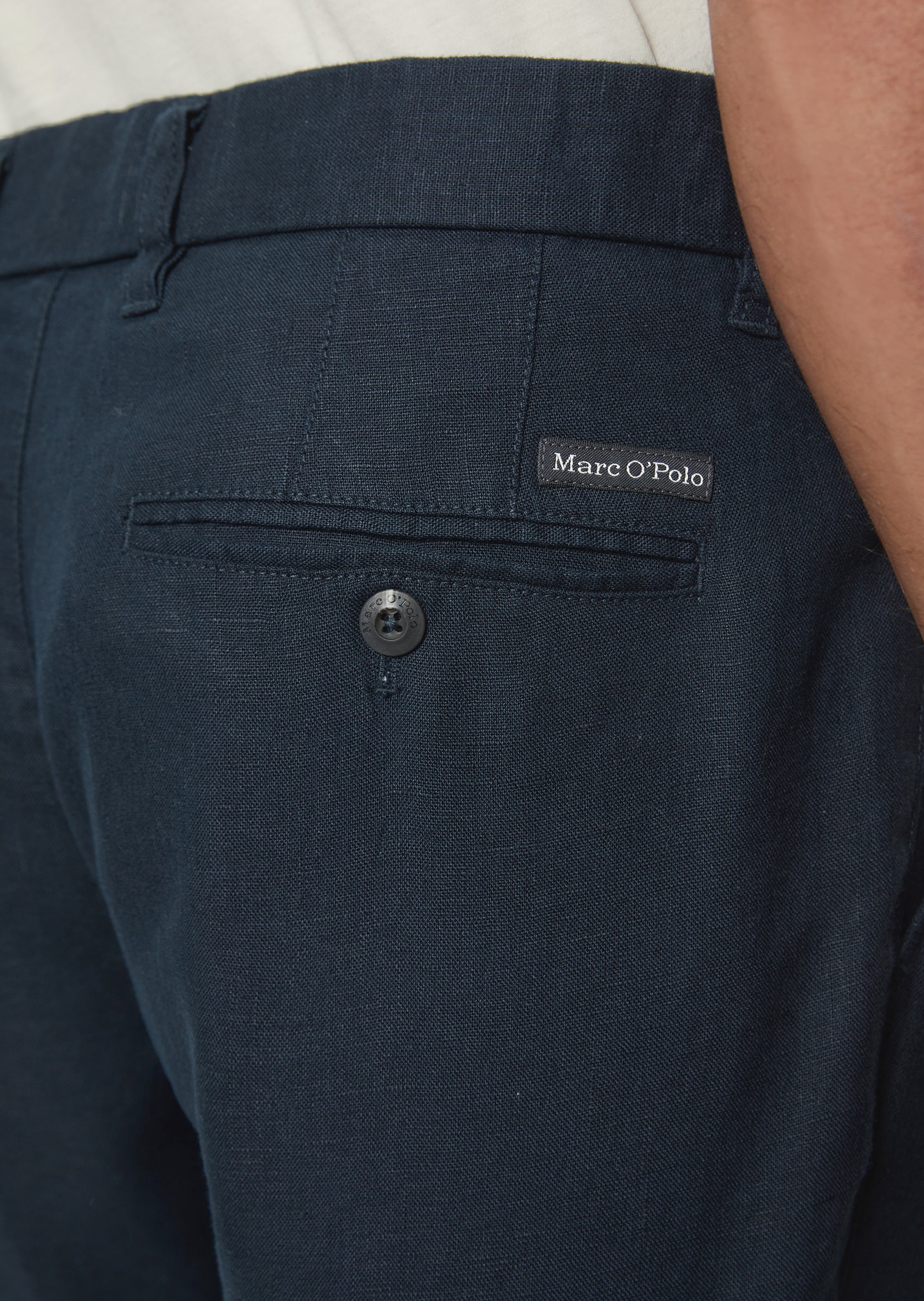 Marc O'Polo Leinenhose »Osby jogger pleats«