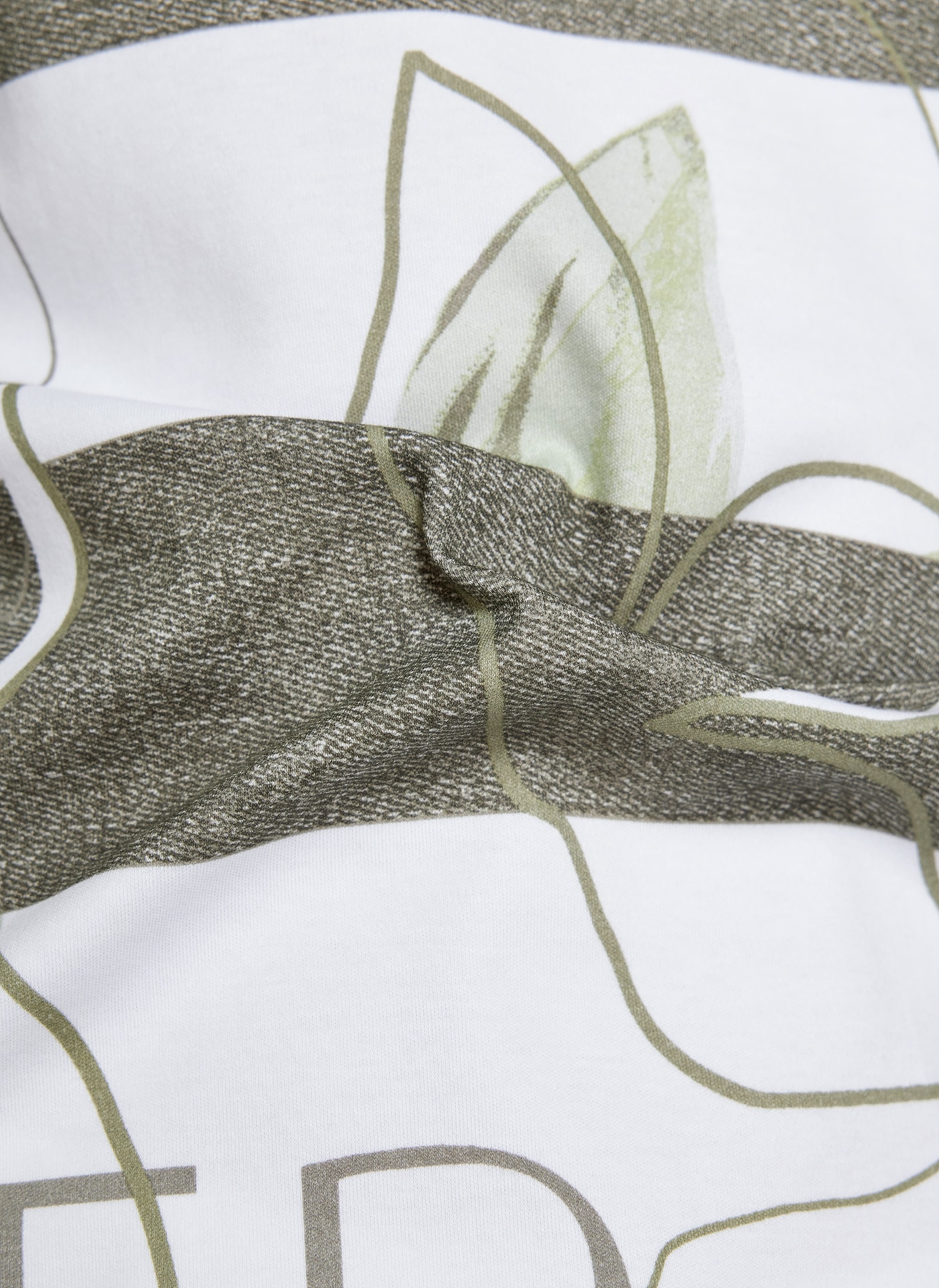 Rabe 3/4-Arm-Shirt, mit Blockstreifen und grafischem Print